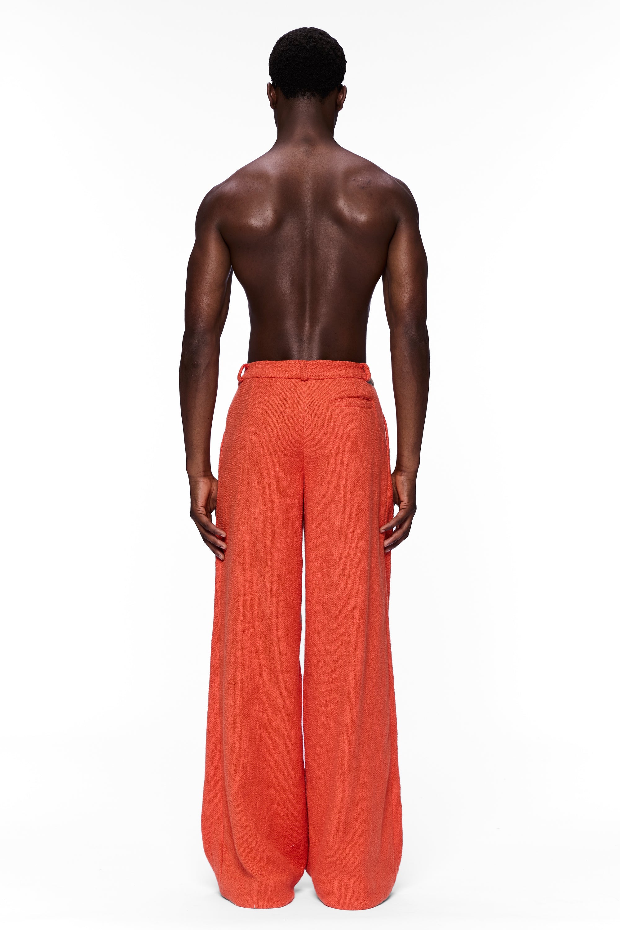 The Trouser : Burnt Orange Flamme