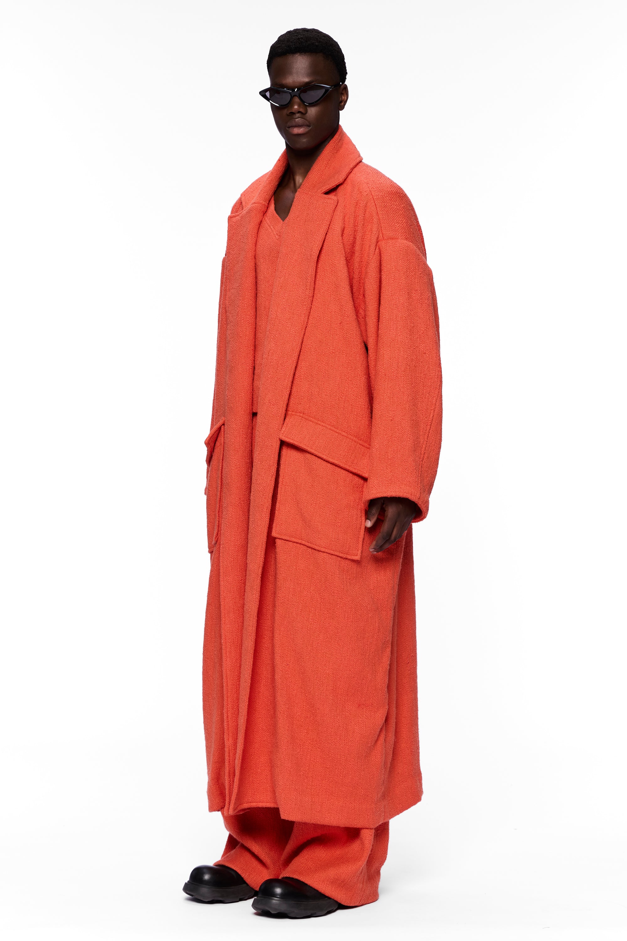 The Blanket Coat : Burnt Orange Flamme