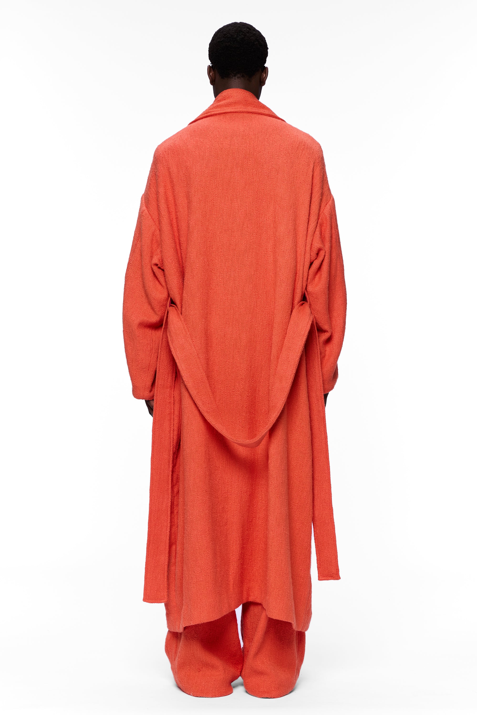 The Blanket Coat : Burnt Orange Flamme