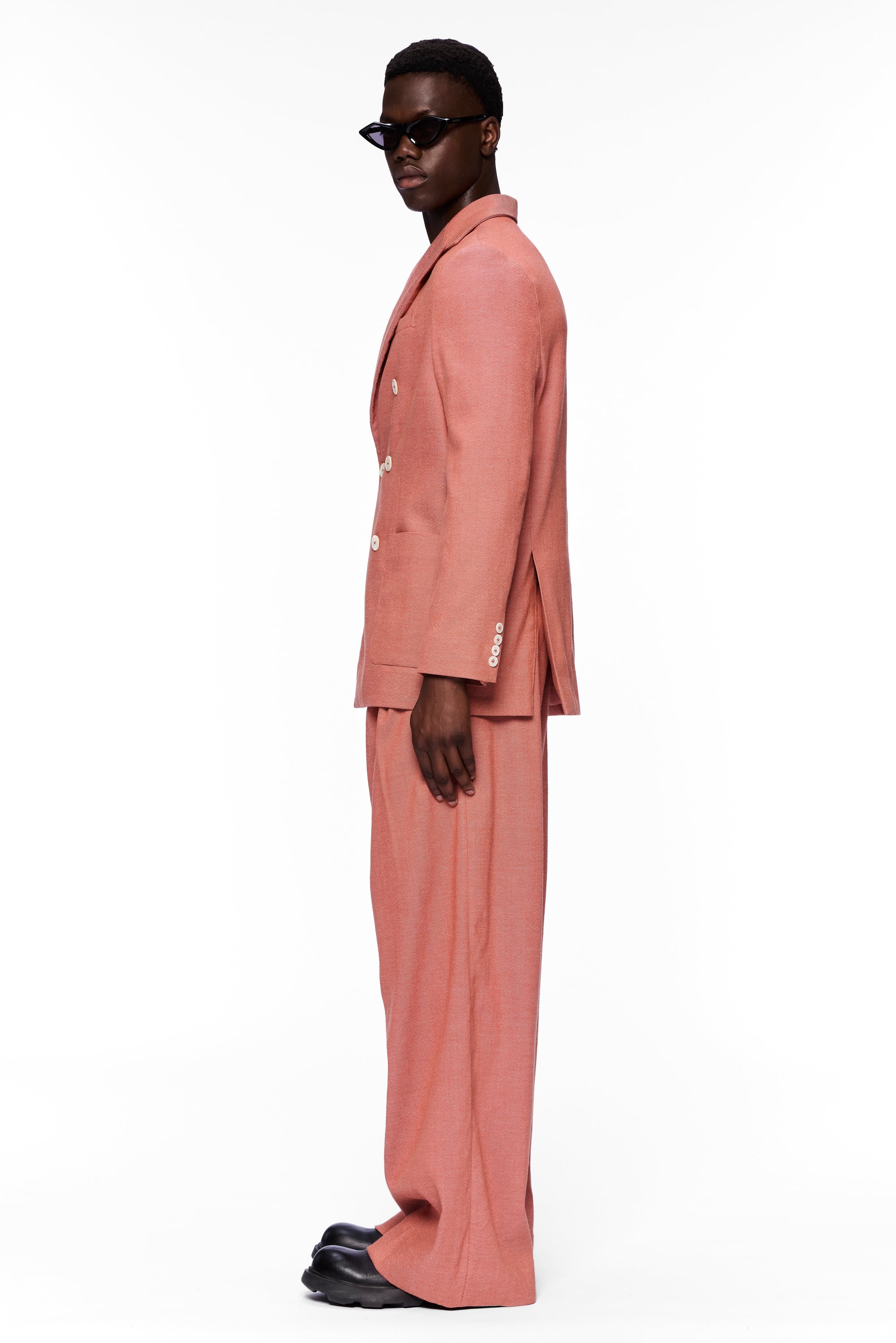 The Double Breasted Blazer : Brick