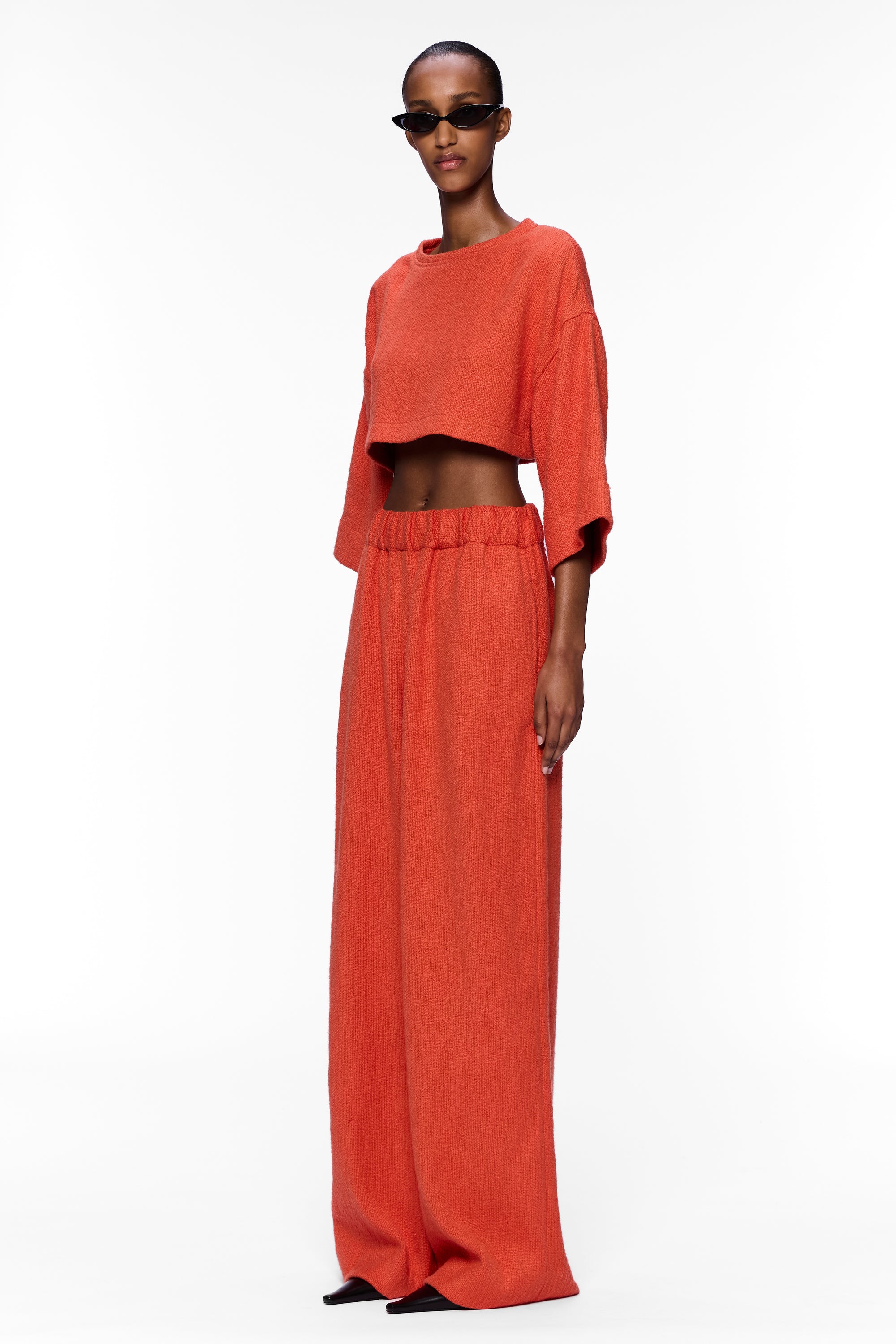 The Palazzo Pant : Burnt Orange Flamme