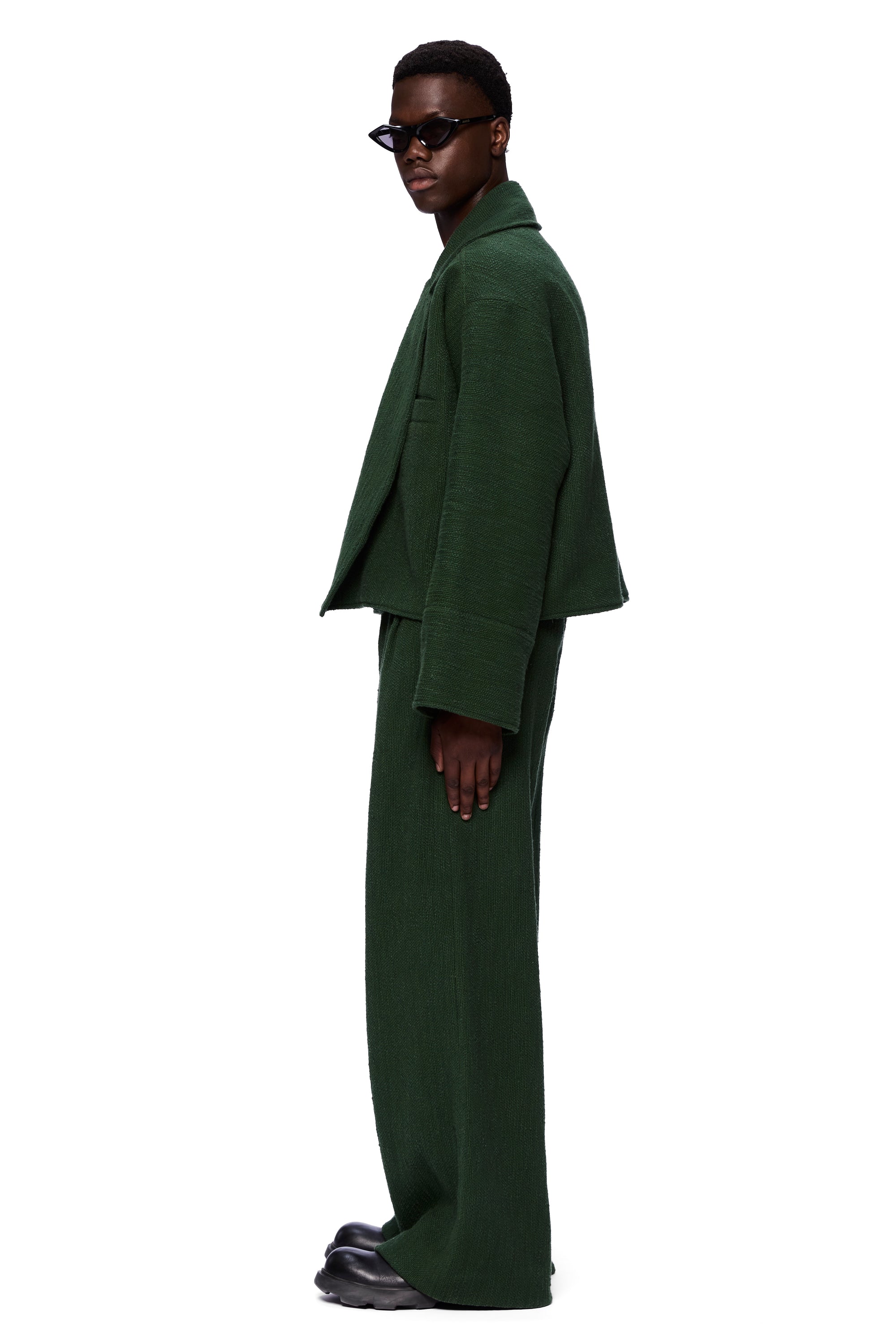 The Cropped Jacket : Pine Flamme