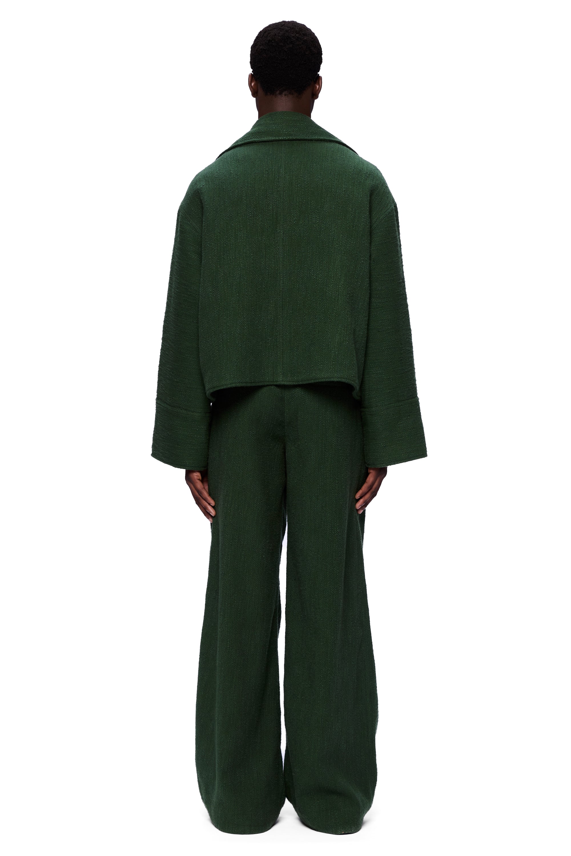 The Cropped Jacket : Pine Flamme