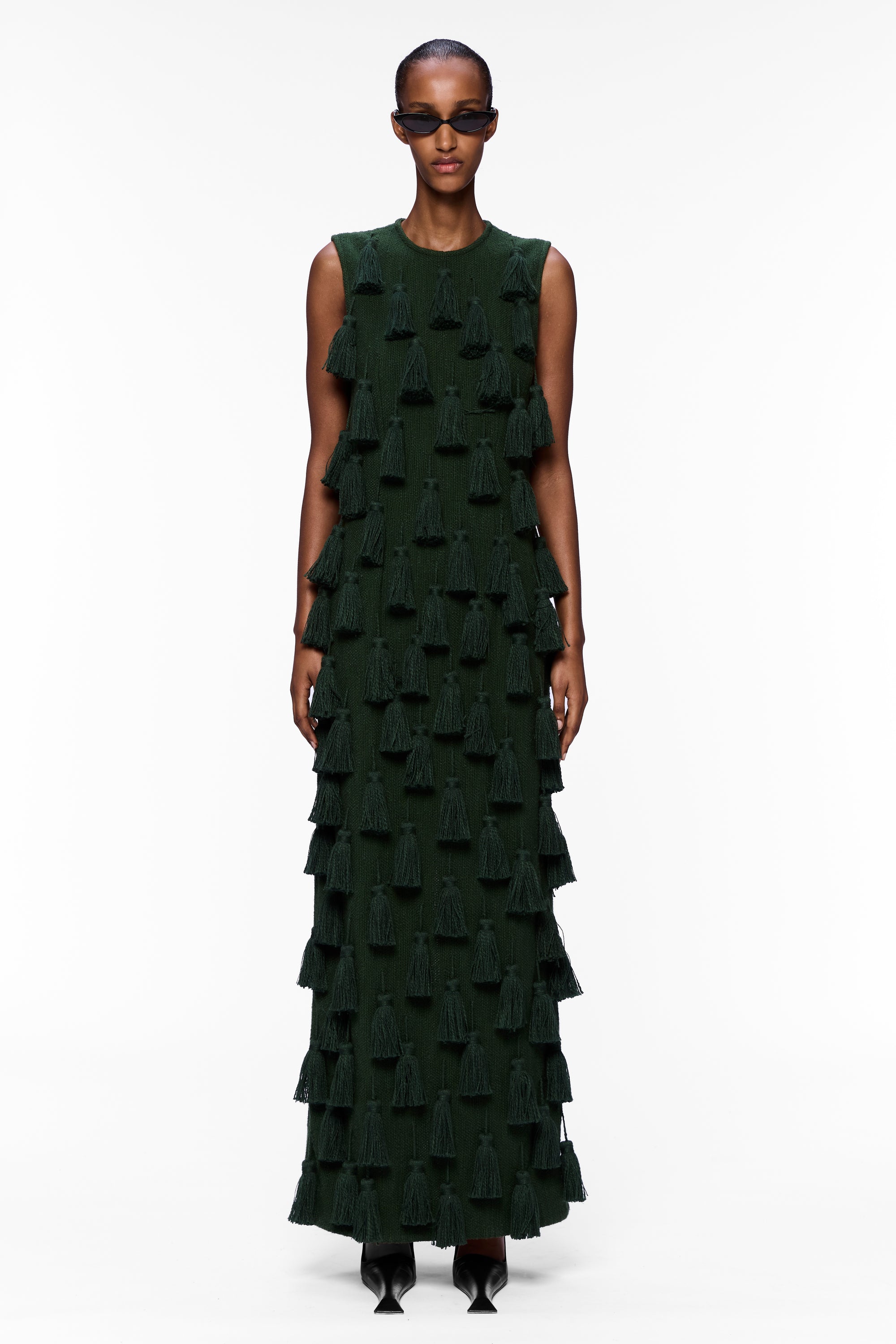 The PomPom Dress : Pine Flamme