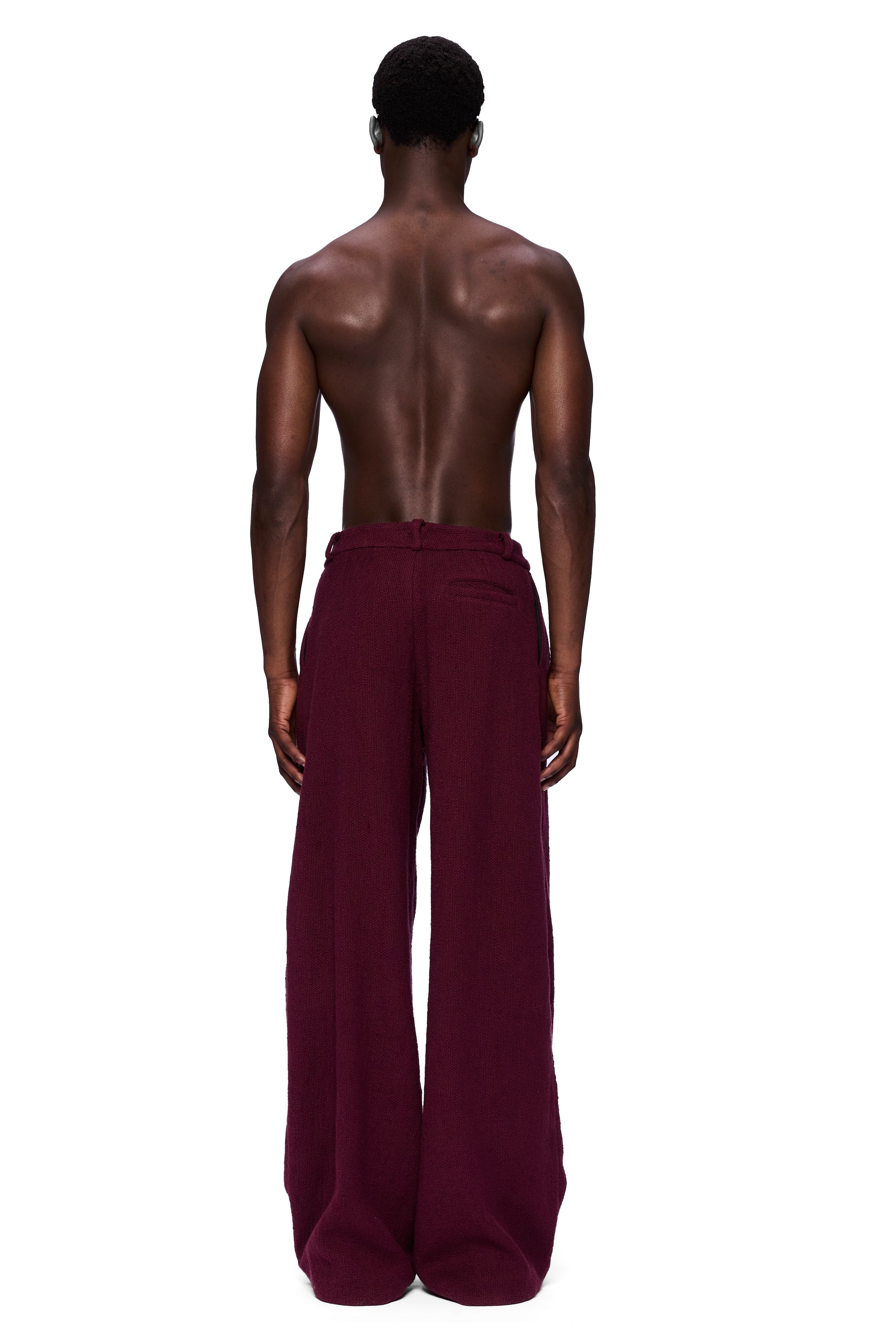 The Trouser : Merlot Flamme