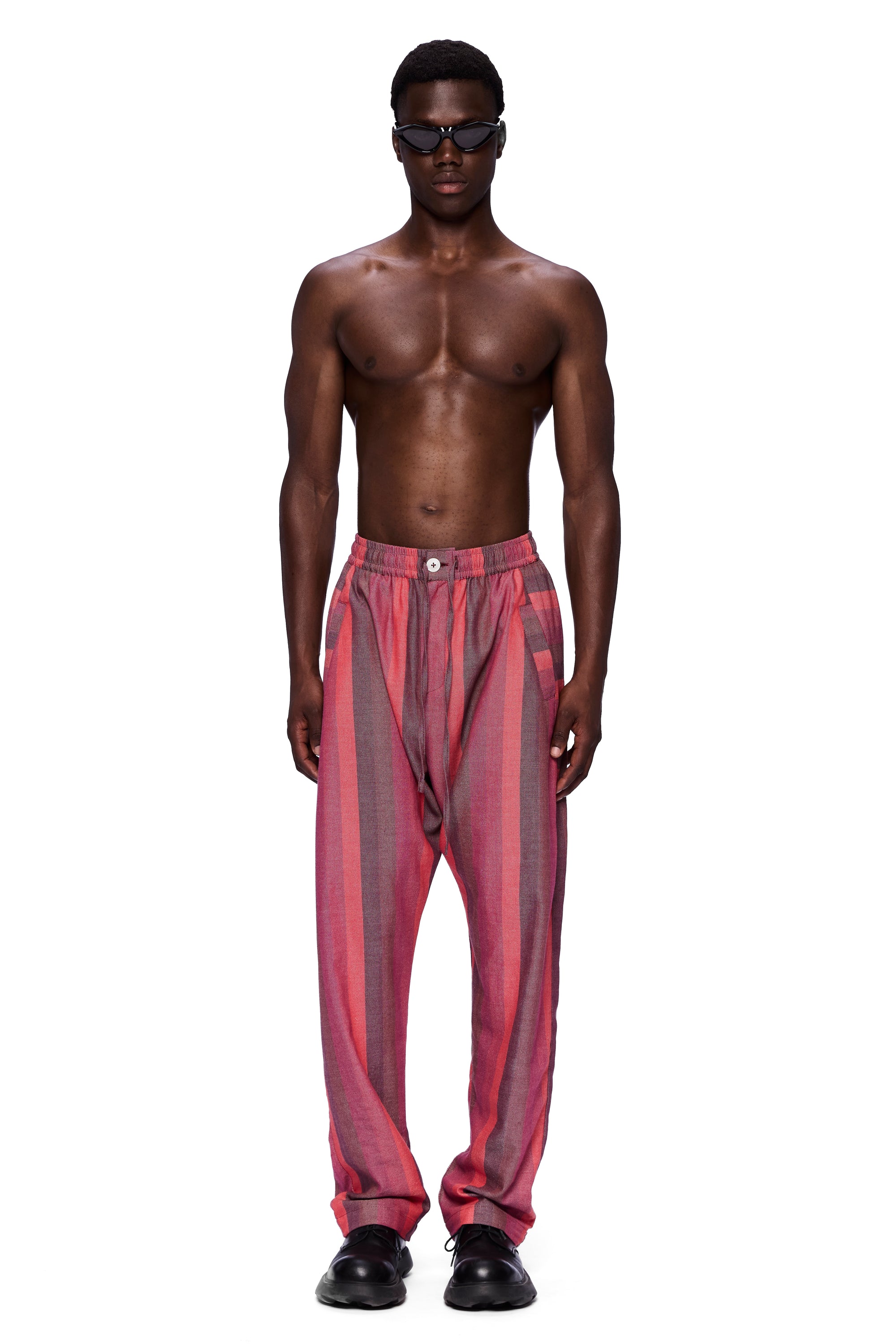 The Drop Crotch Pant : stripe 14