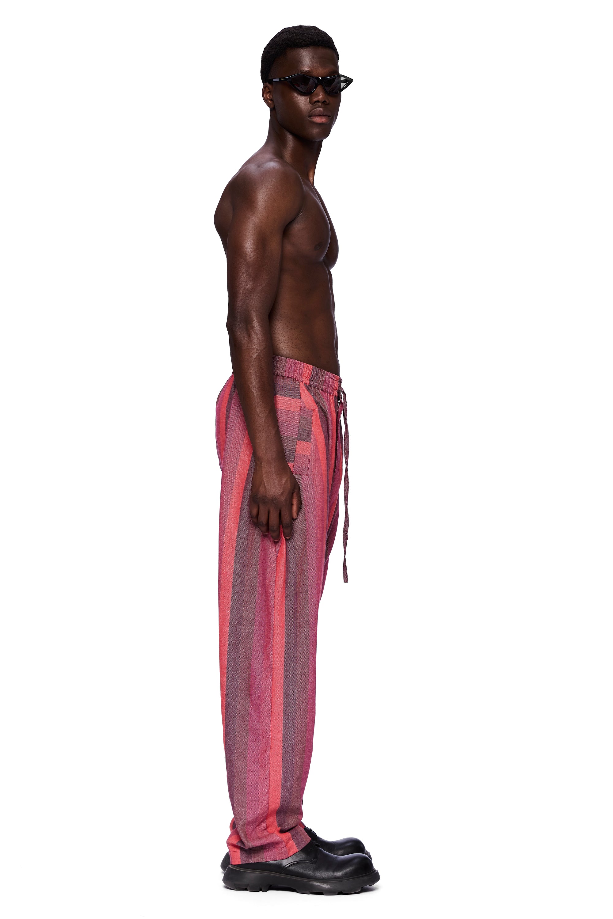 The Drop Crotch Pant : stripe 14