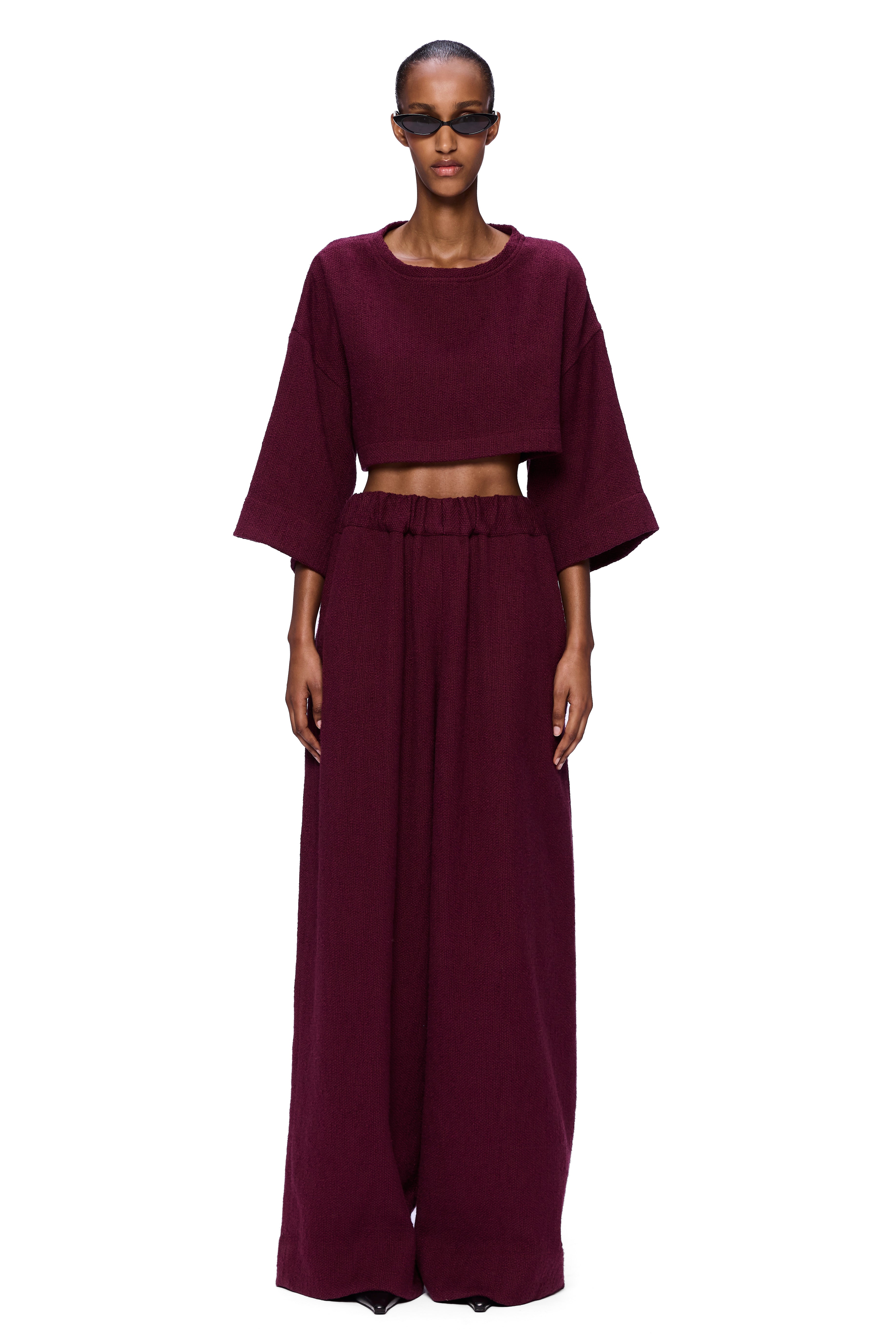 The Palazzo Pant : Merlot Flamme