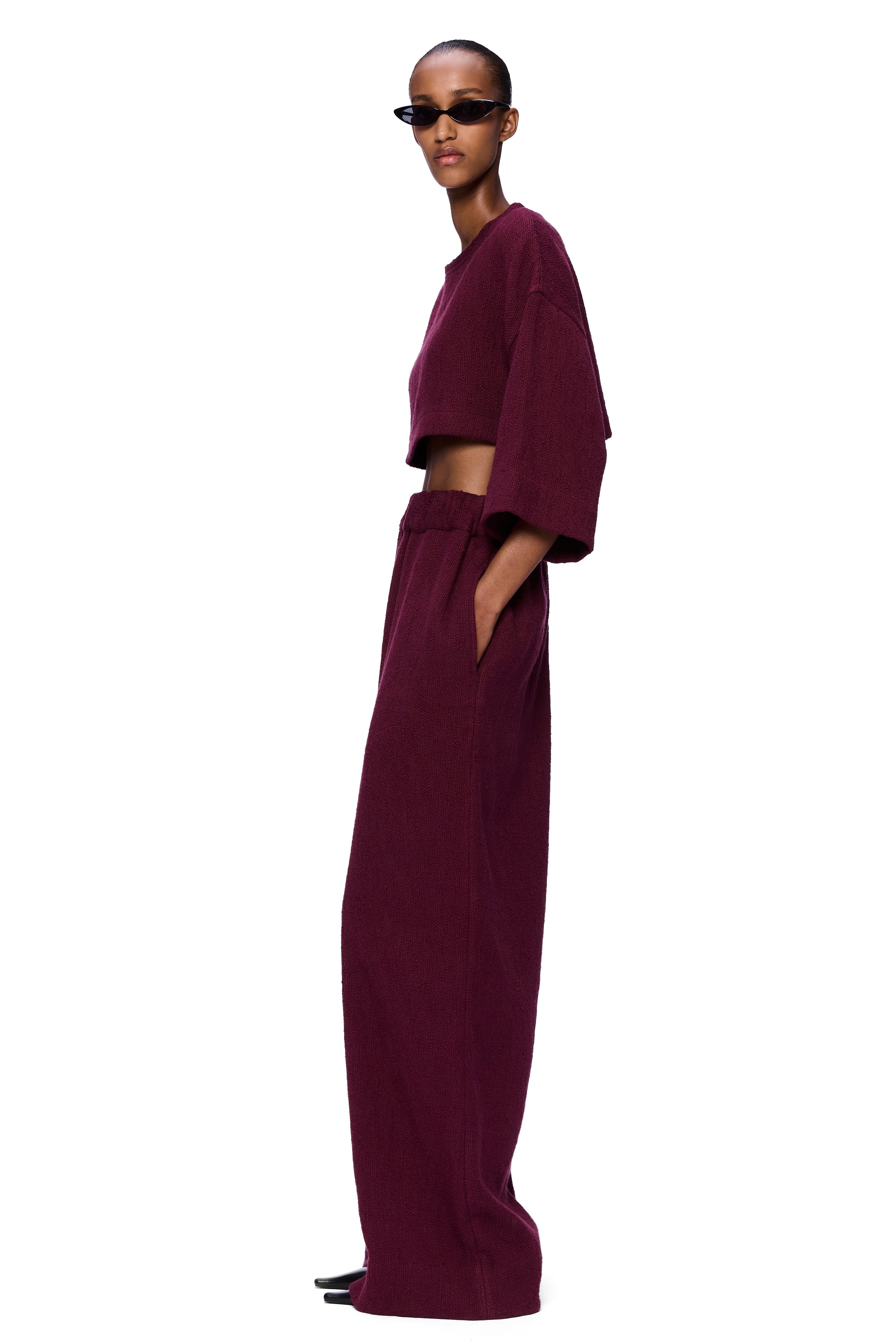 The Palazzo Pant : Merlot Flamme