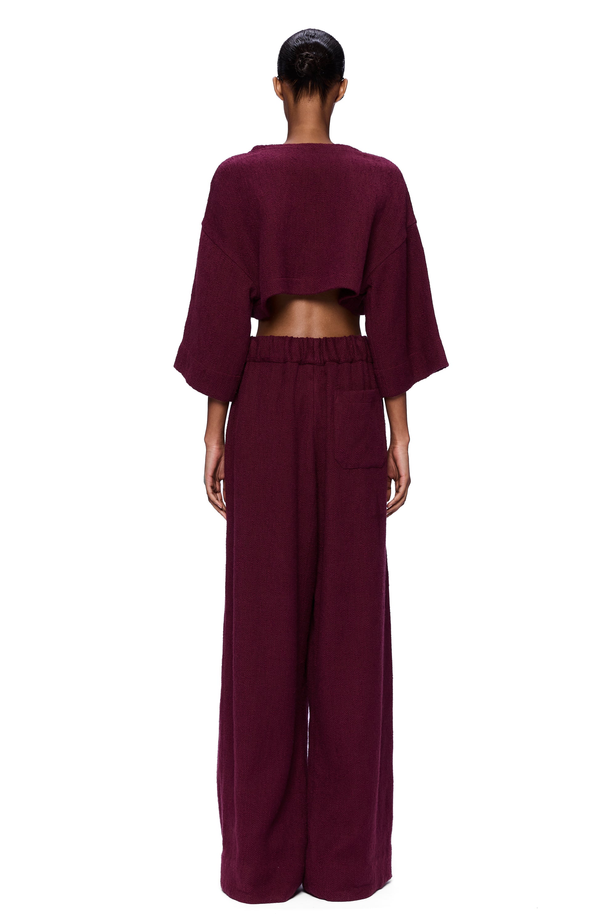 The Palazzo Pant : Merlot Flamme