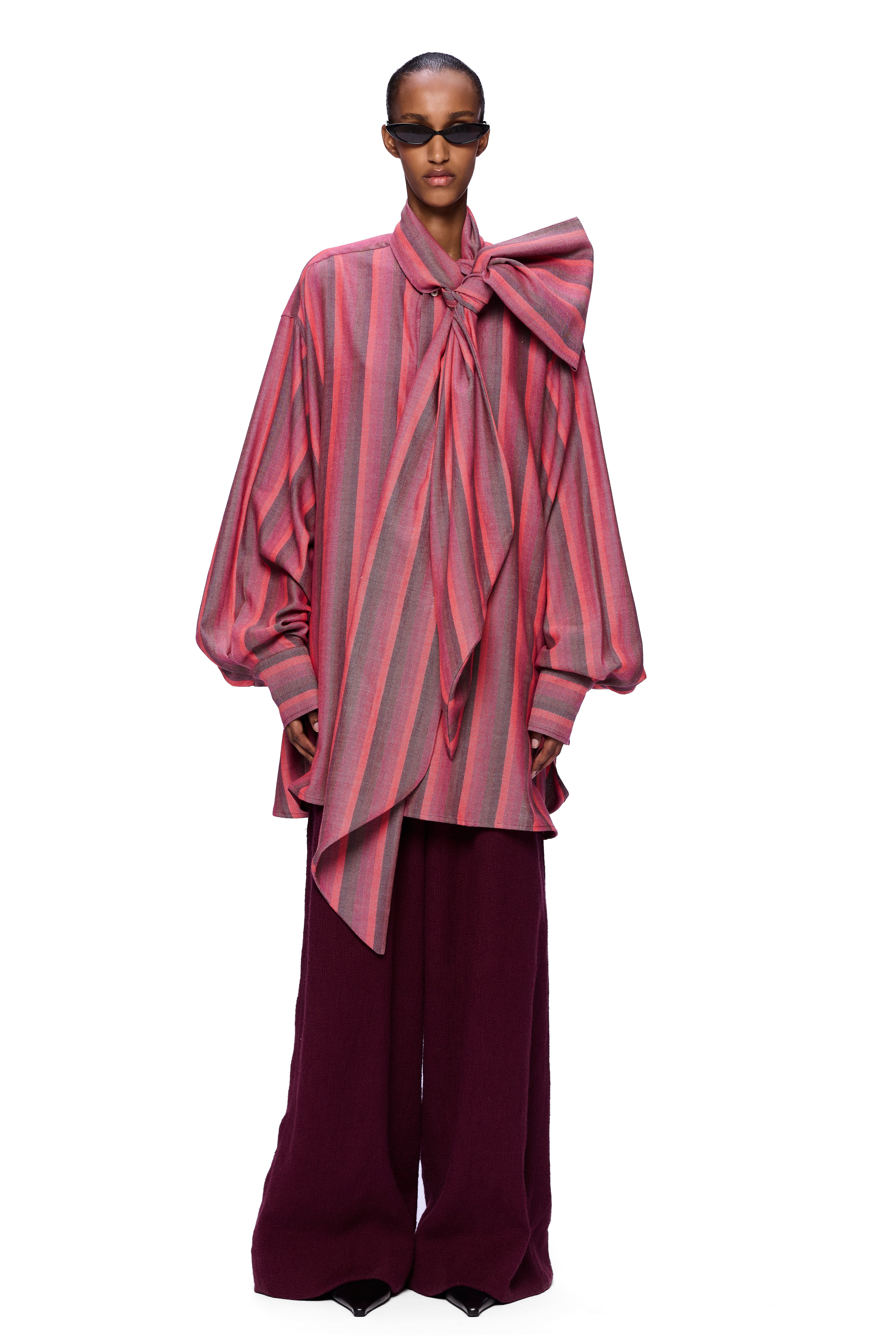 The Scarf Blouse : Stripe 15