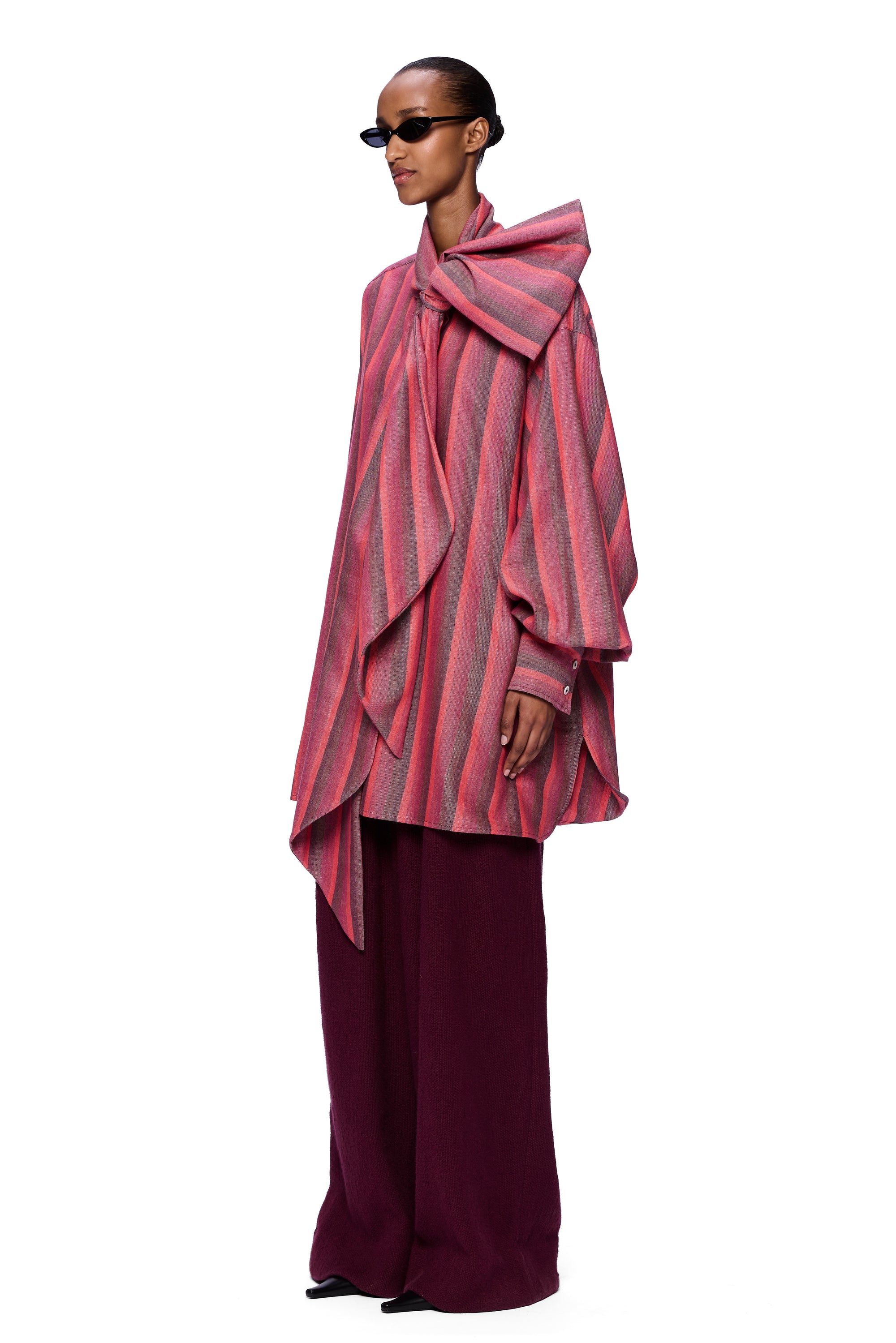 The Scarf Blouse : Stripe 15