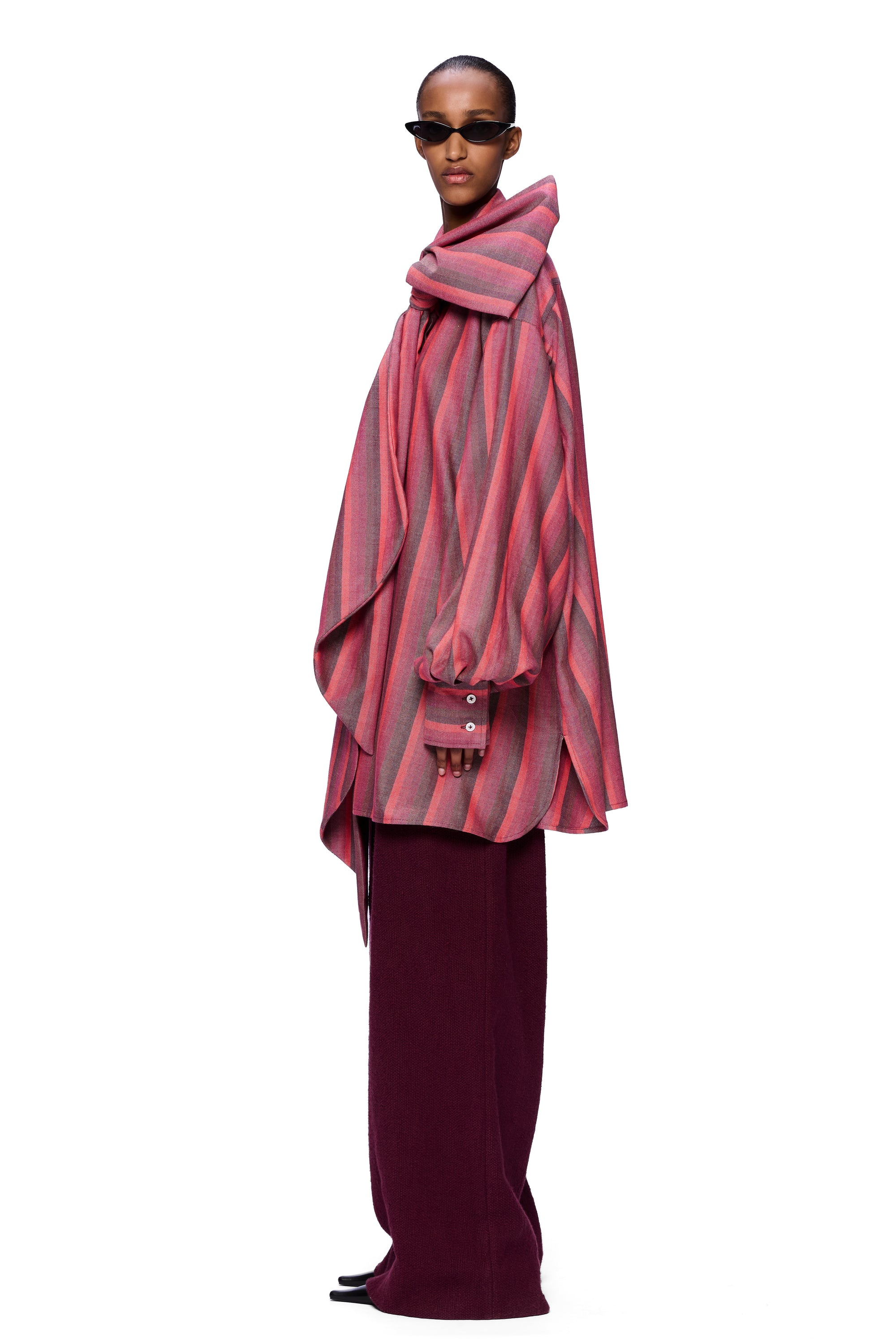 The Scarf Blouse : Stripe 15