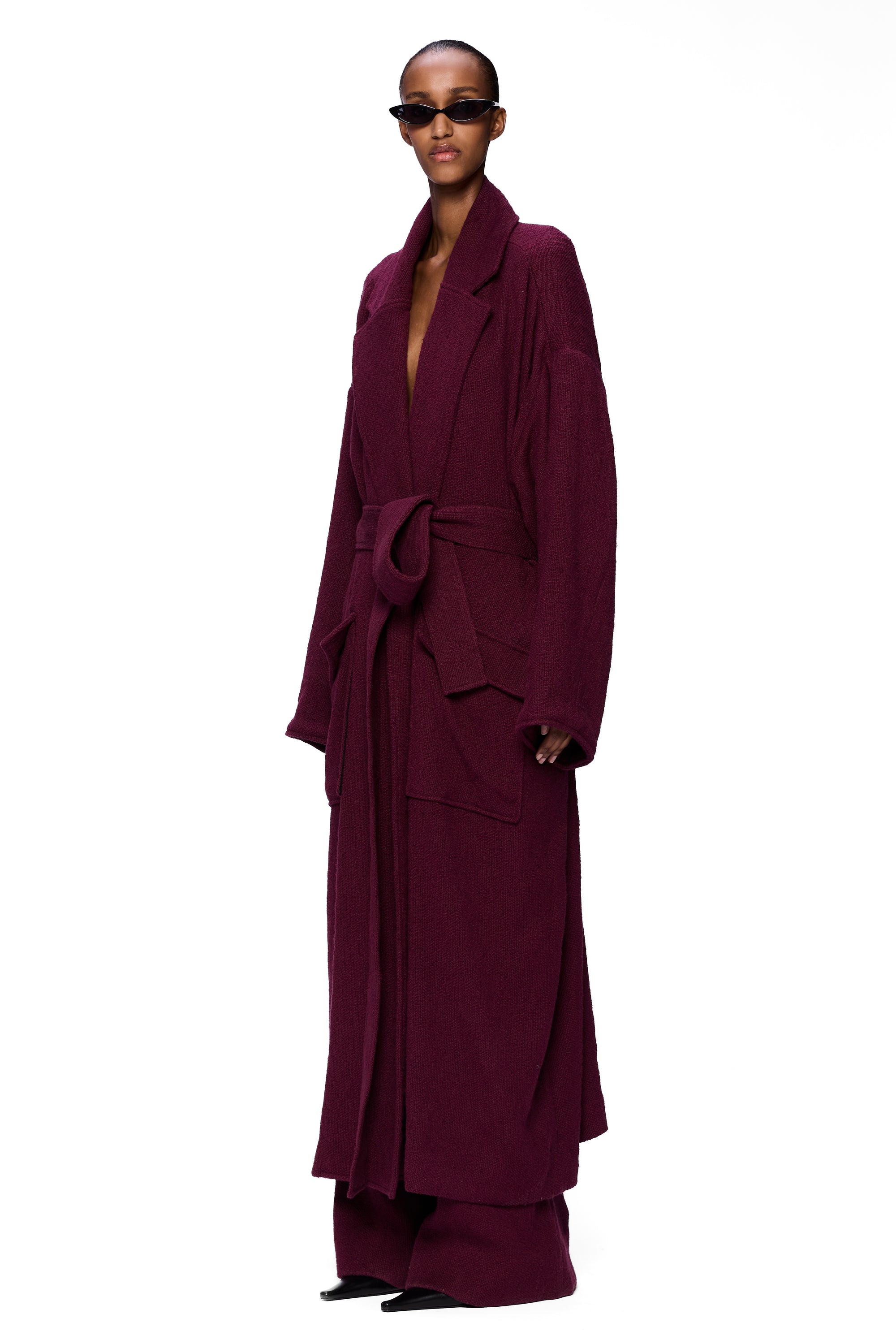 The Blanket Coat : Merlot Flamme