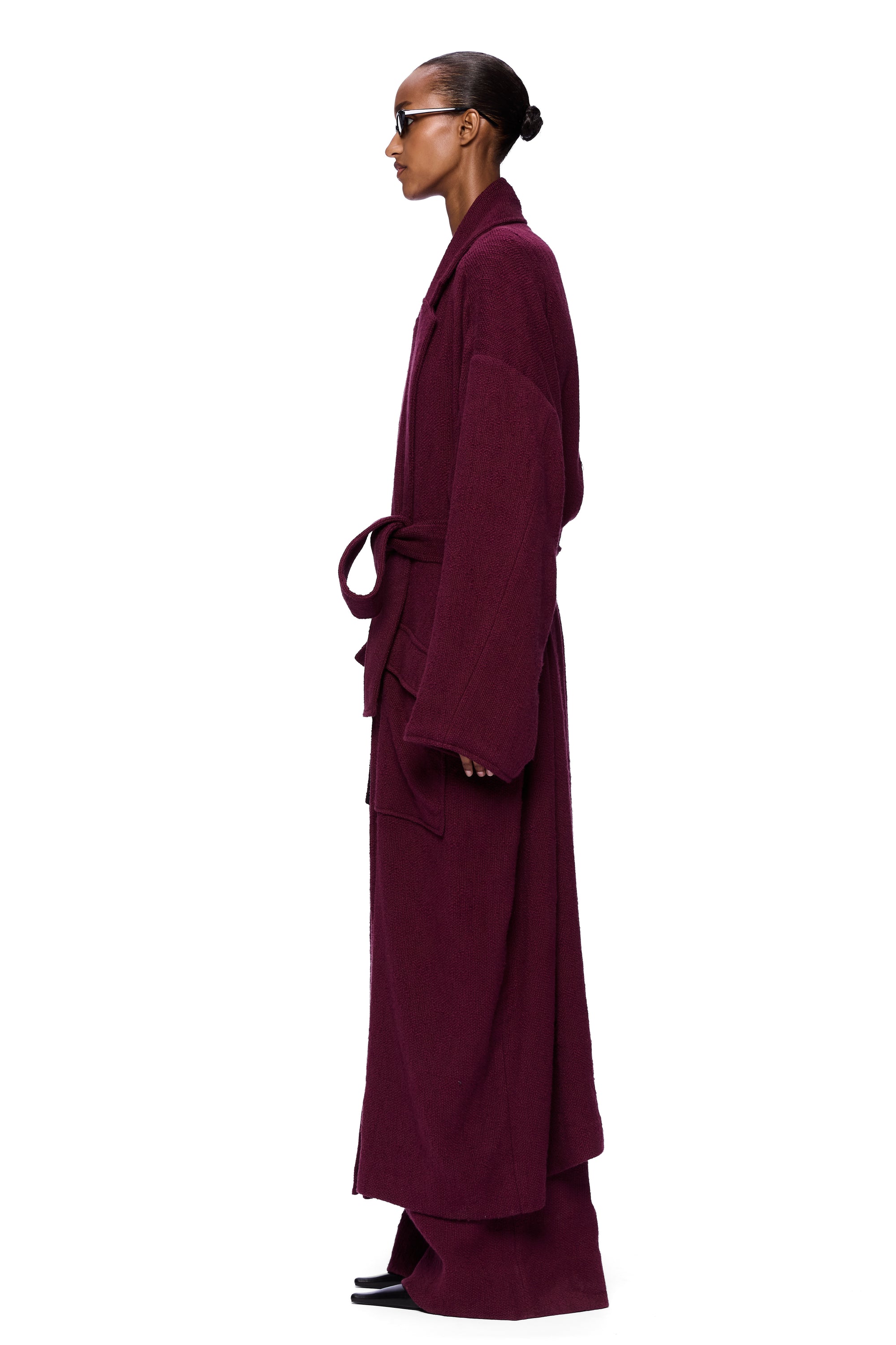 The Blanket Coat : Merlot Flamme