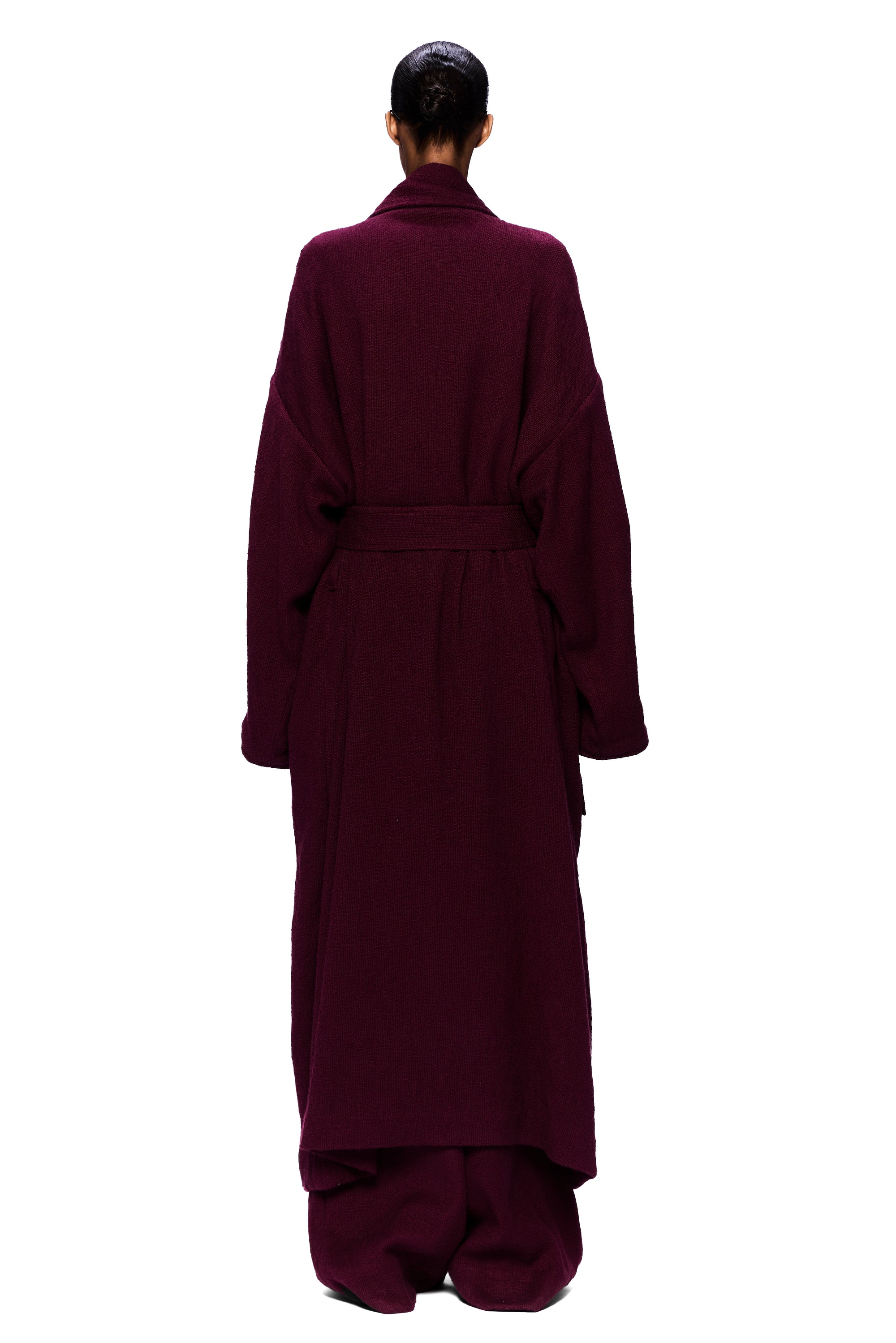 The Blanket Coat : Merlot Flamme