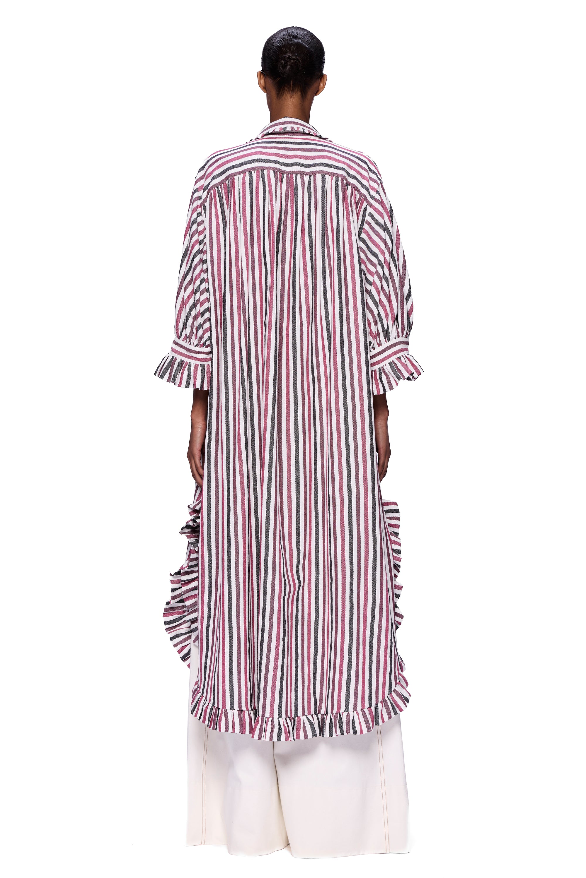The Ruffled Tunic : Stripe 24