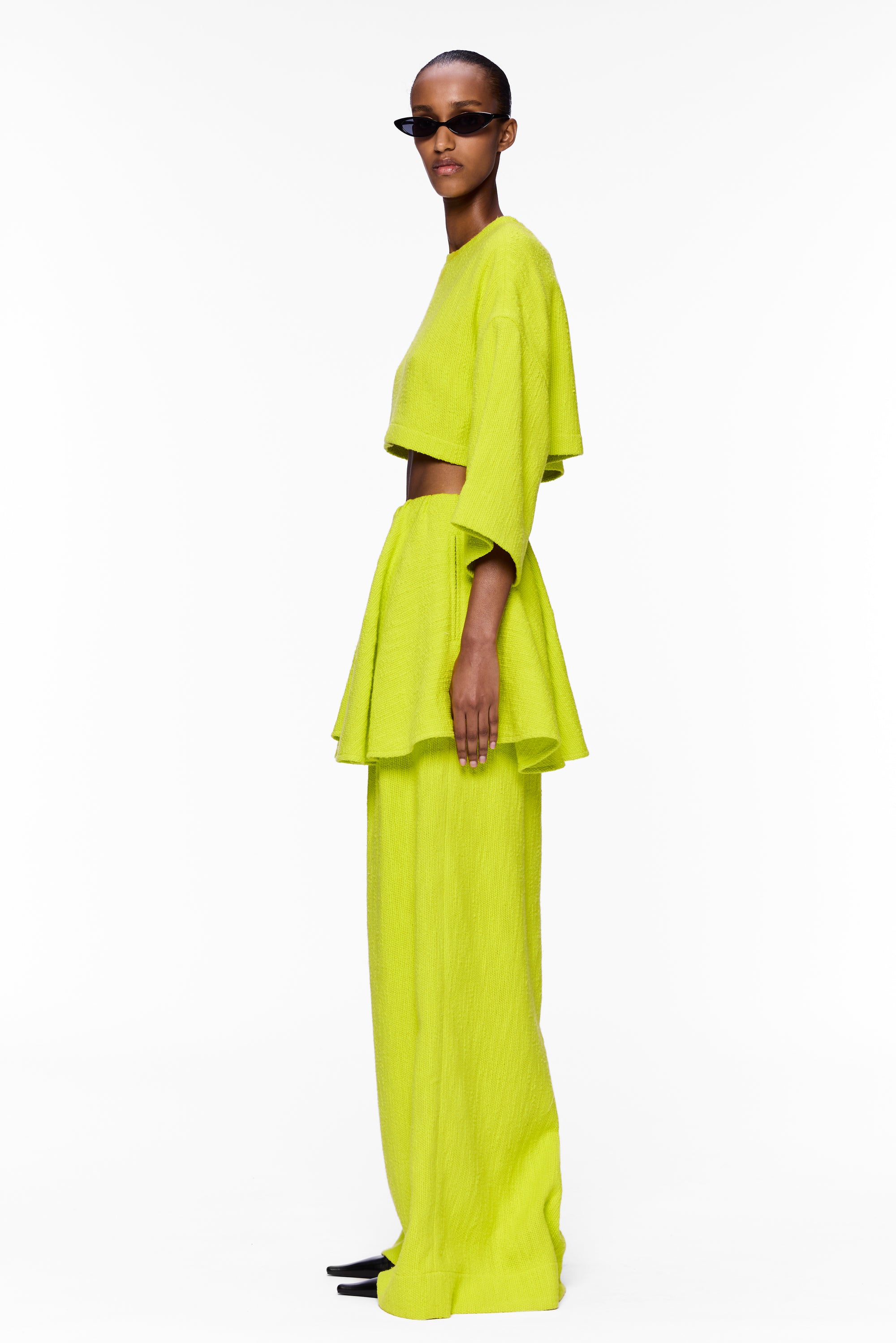 The Peplum Pant : Sunny Flamme