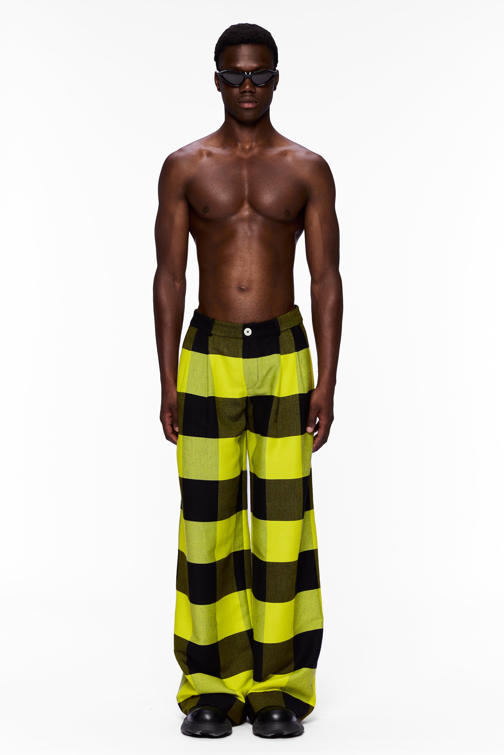 The Trouser : Plaid Black + Sunny