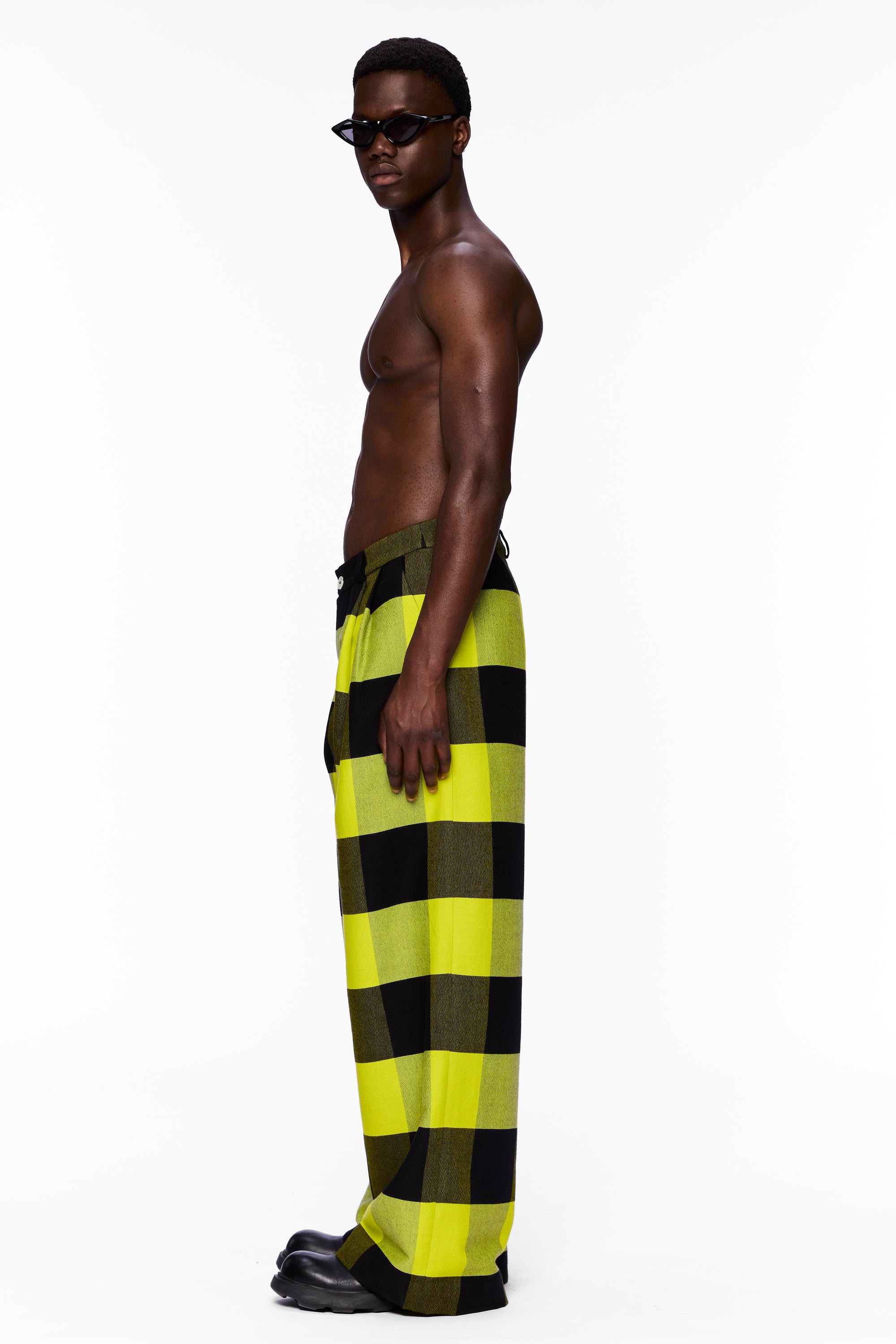 The Trouser : Plaid Black + Sunny