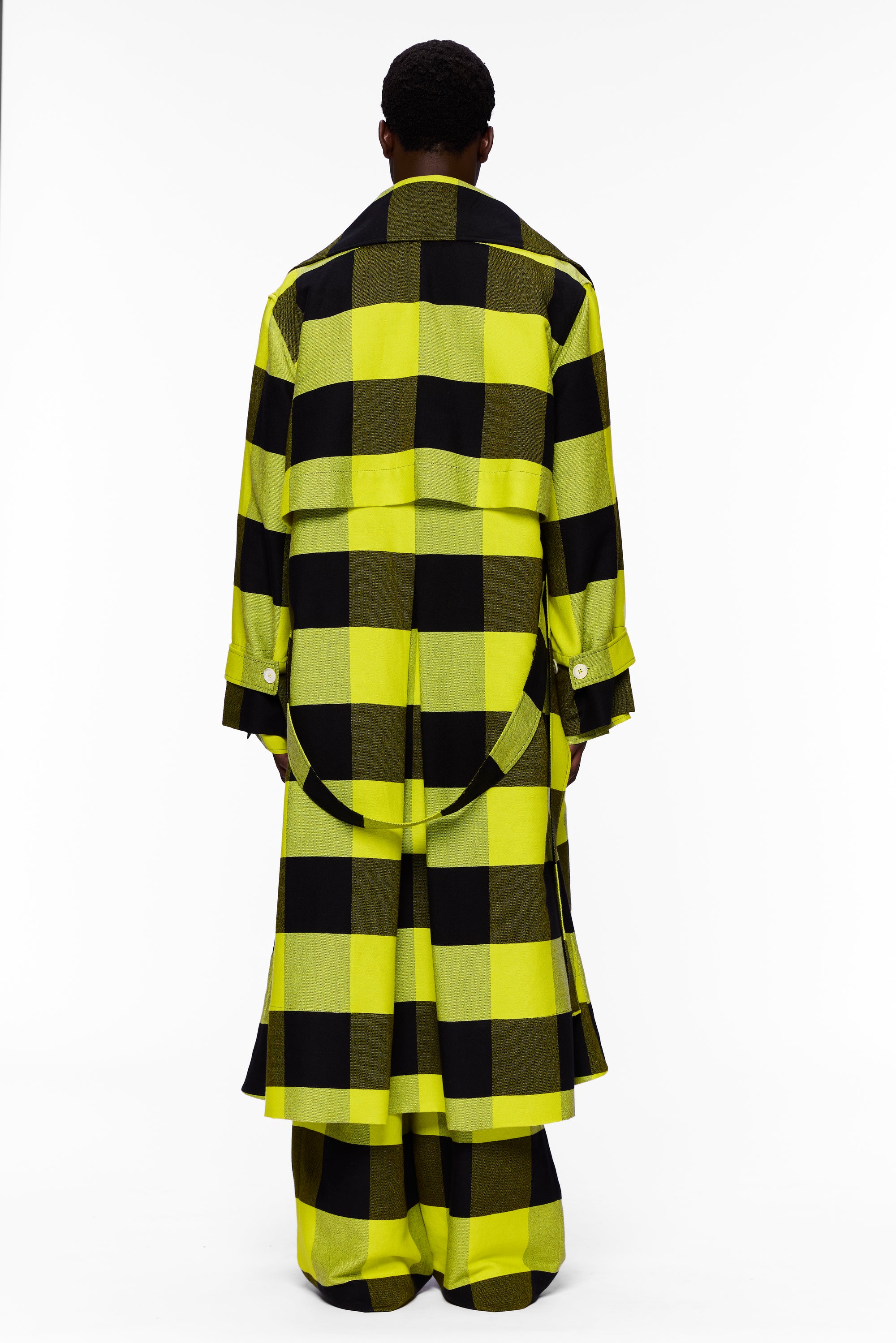 The Trench Coat : Plaid Black + Sunny