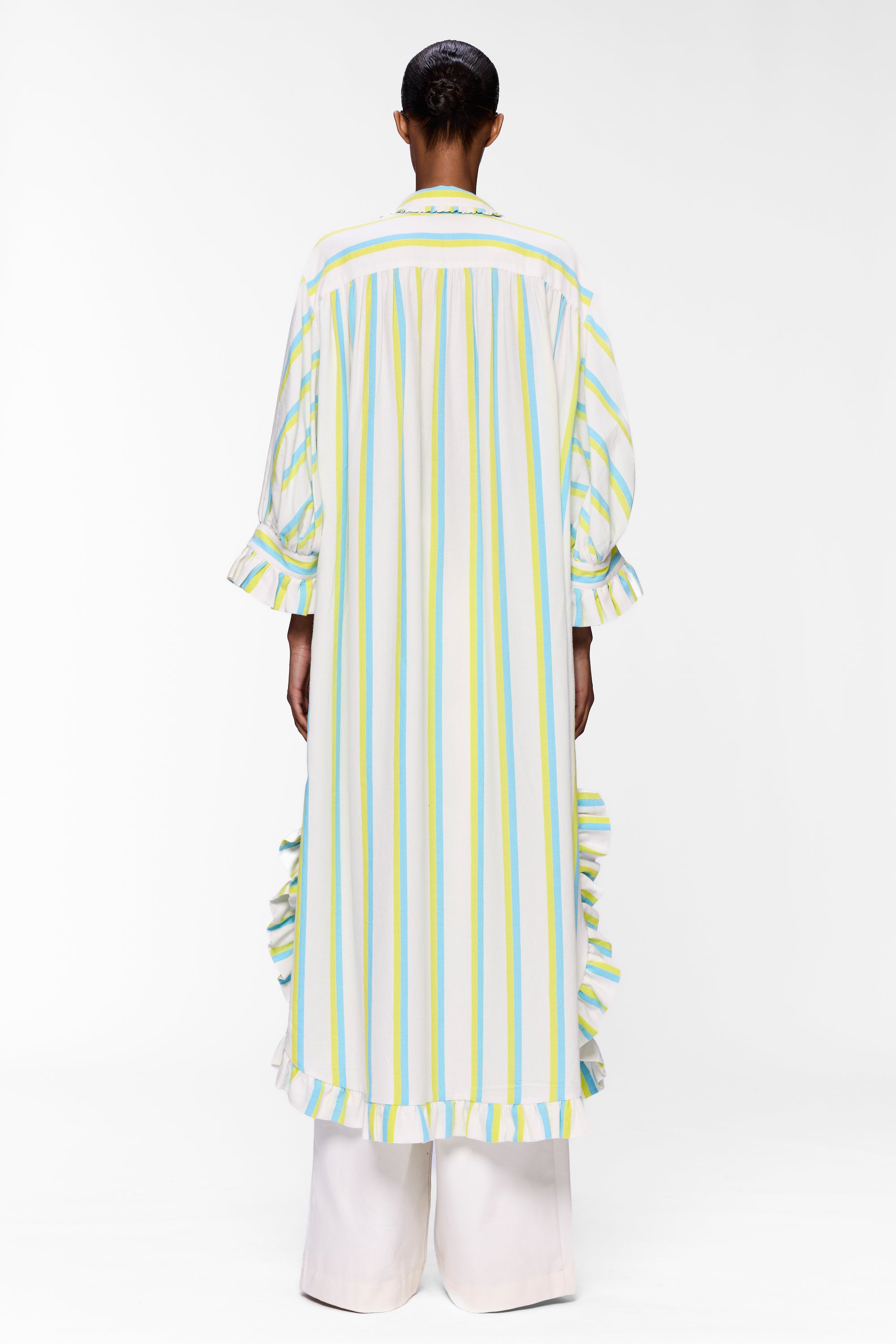 The Ruffled Tunic : Stripe 18