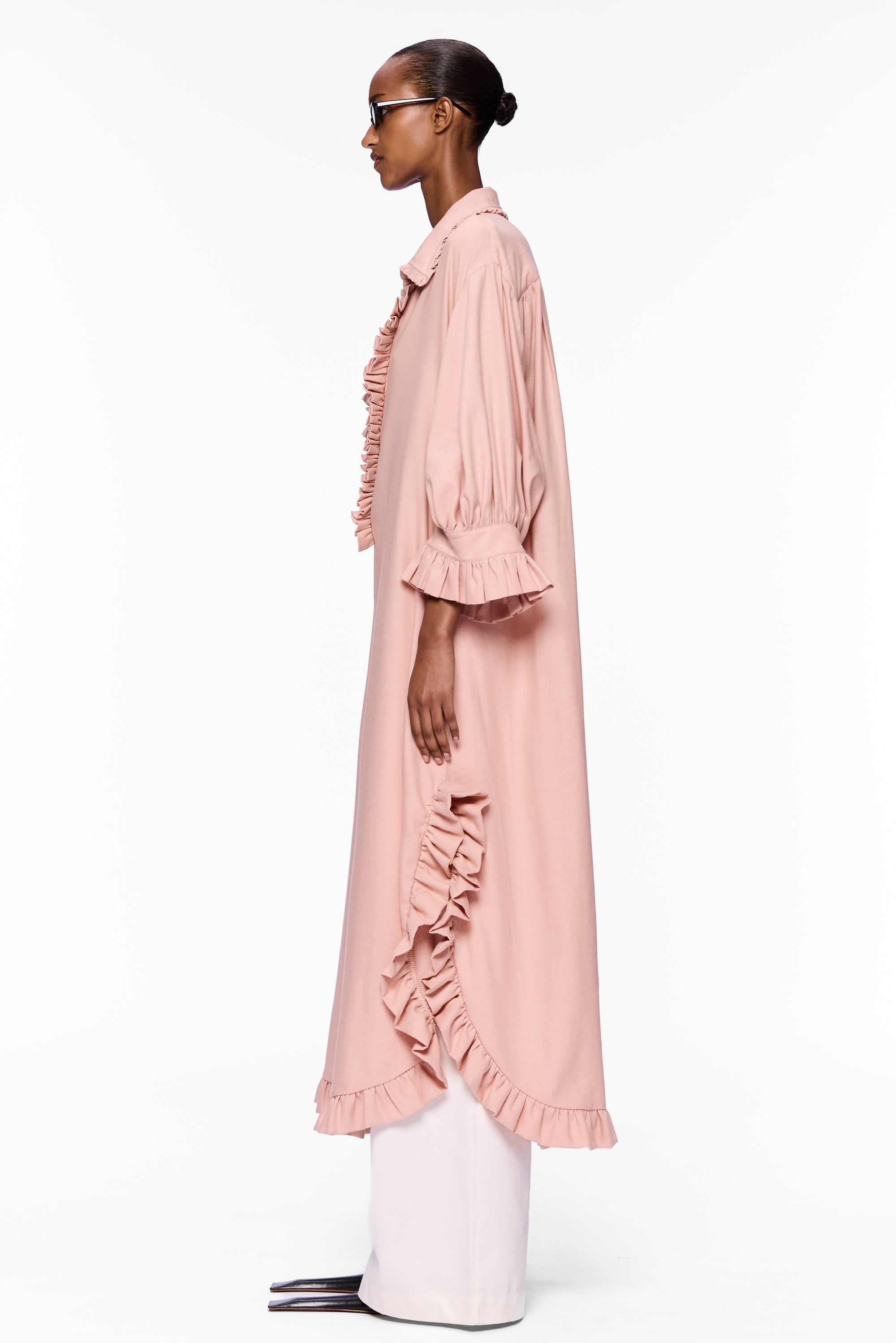 The Ruffled Tunic : Flesh