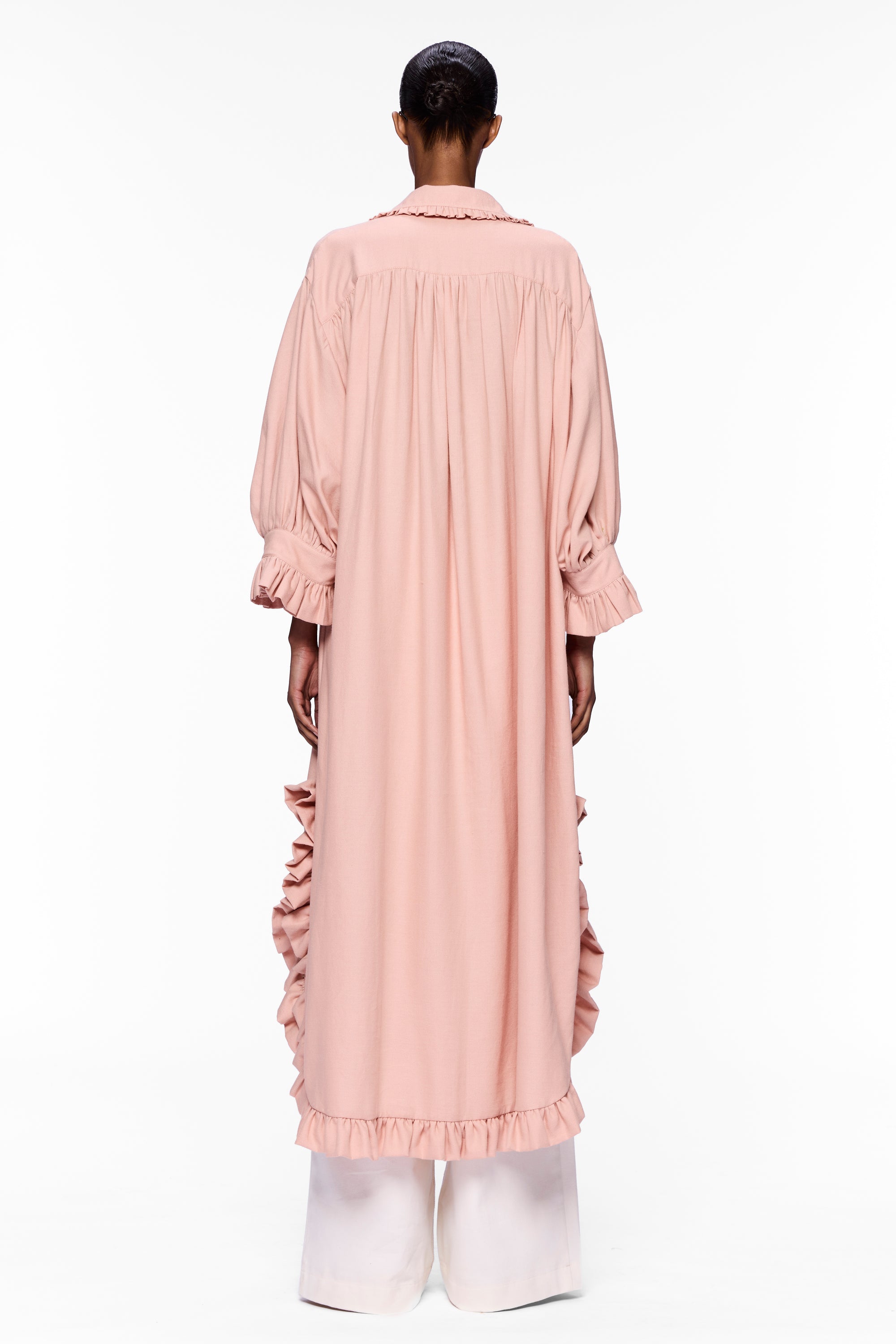 The Ruffled Tunic : Flesh