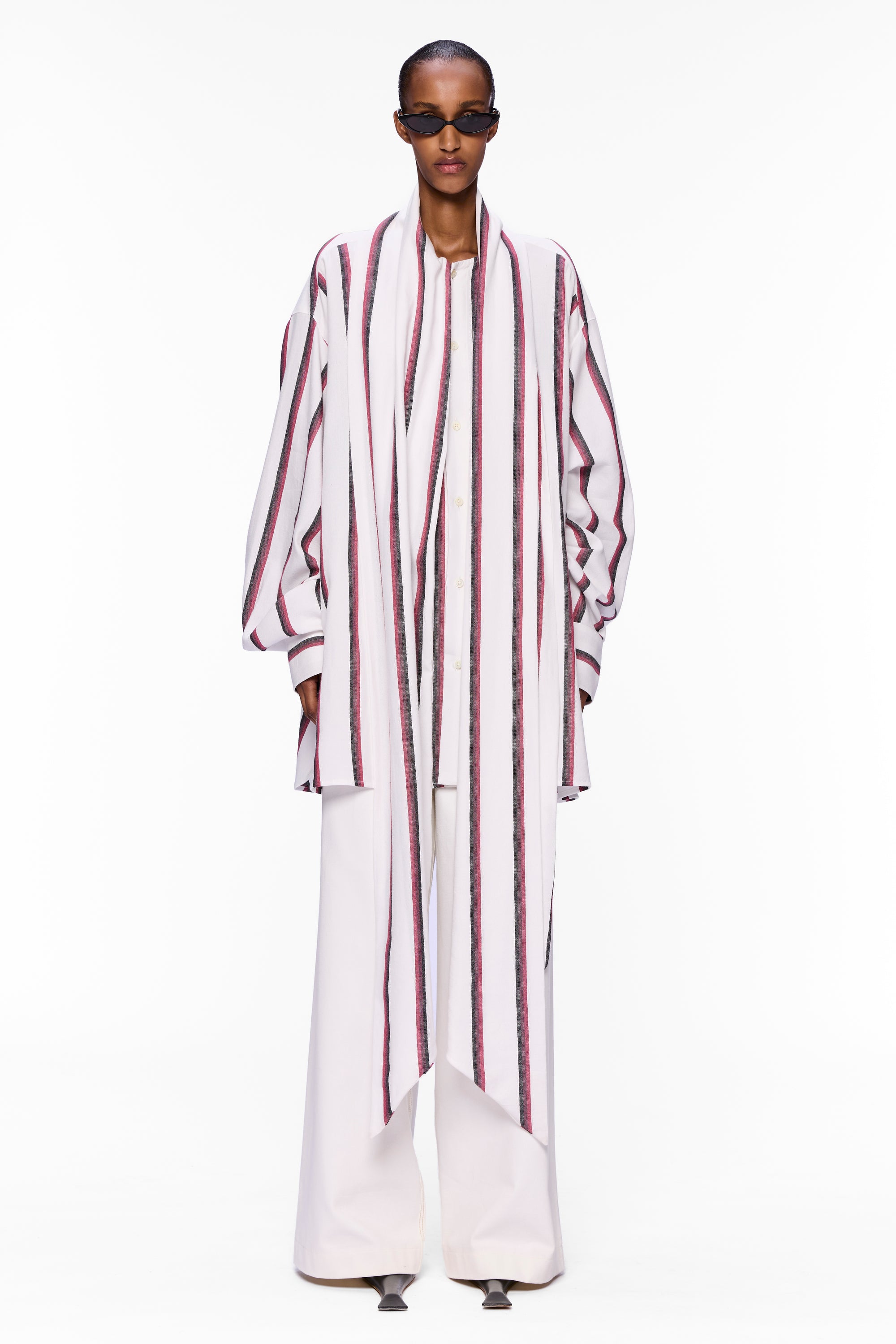 The Scarf Blouse : Stripe 13