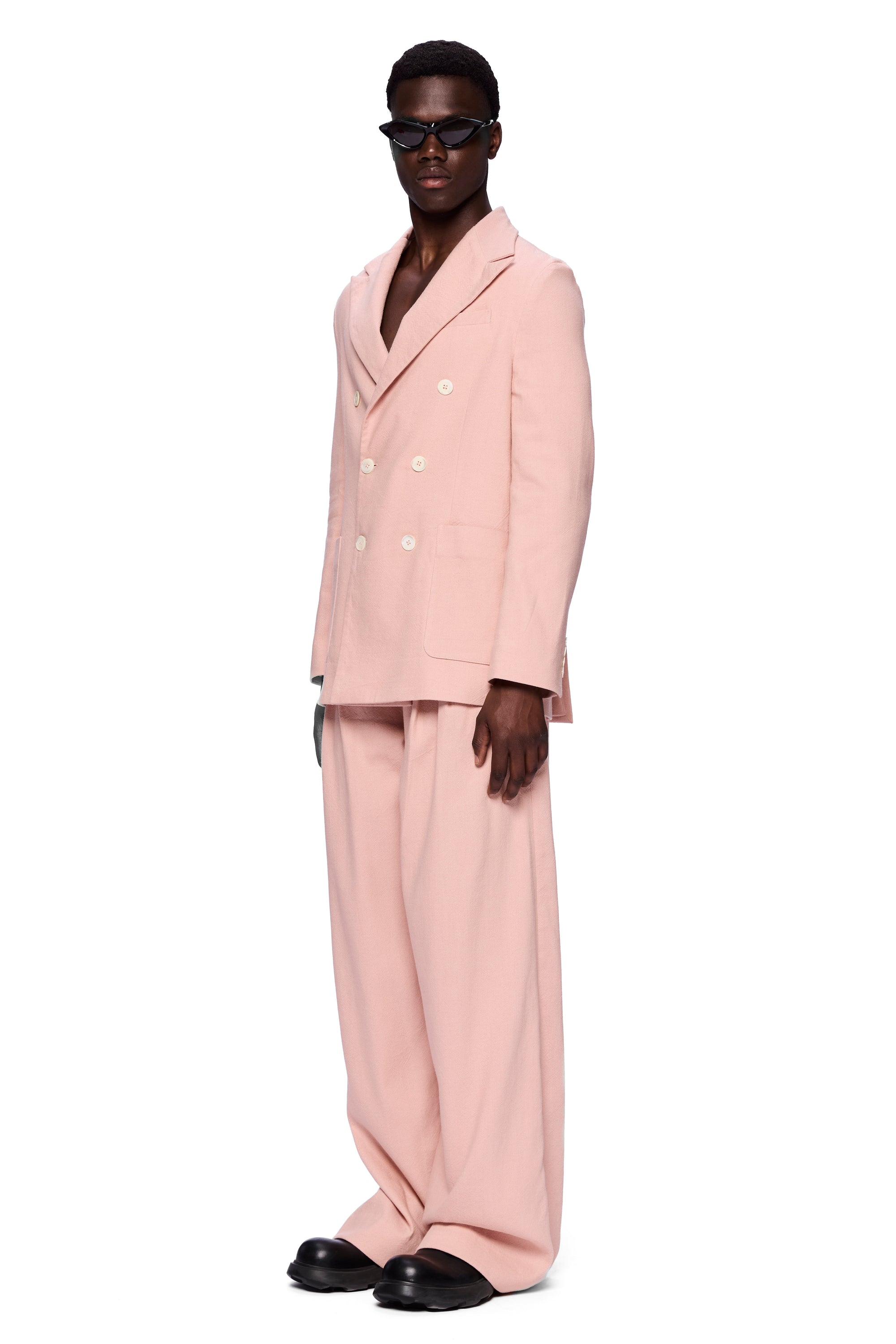 The Double Breasted Blazer : Flesh