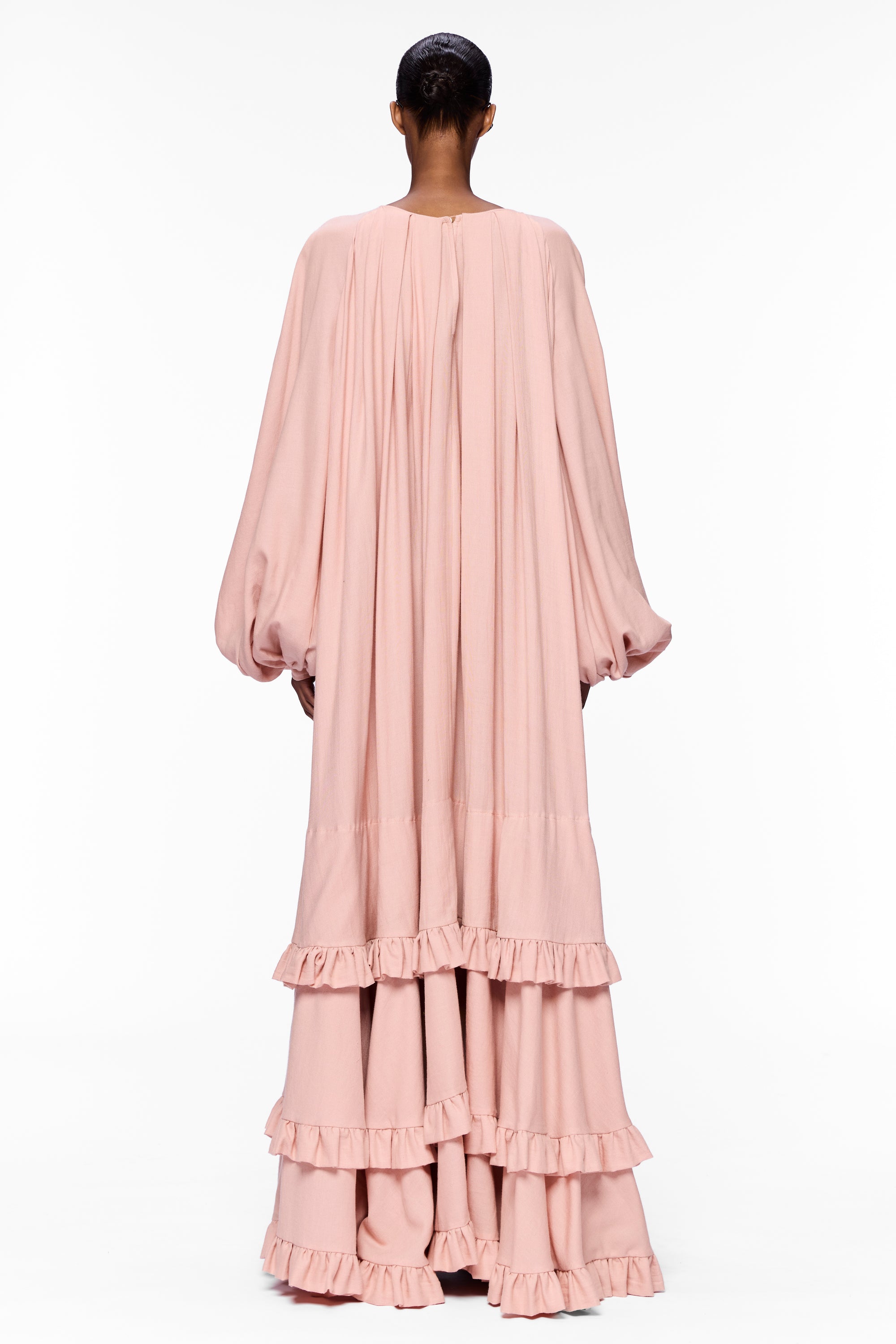 The Tiered Touareg Dress : Flesh