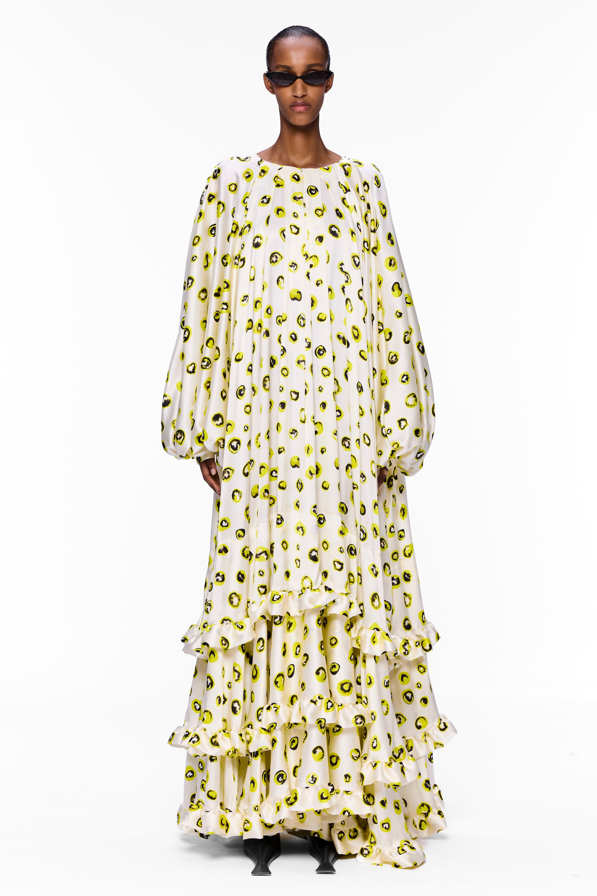 The Tiered Touareg Dress : Silk