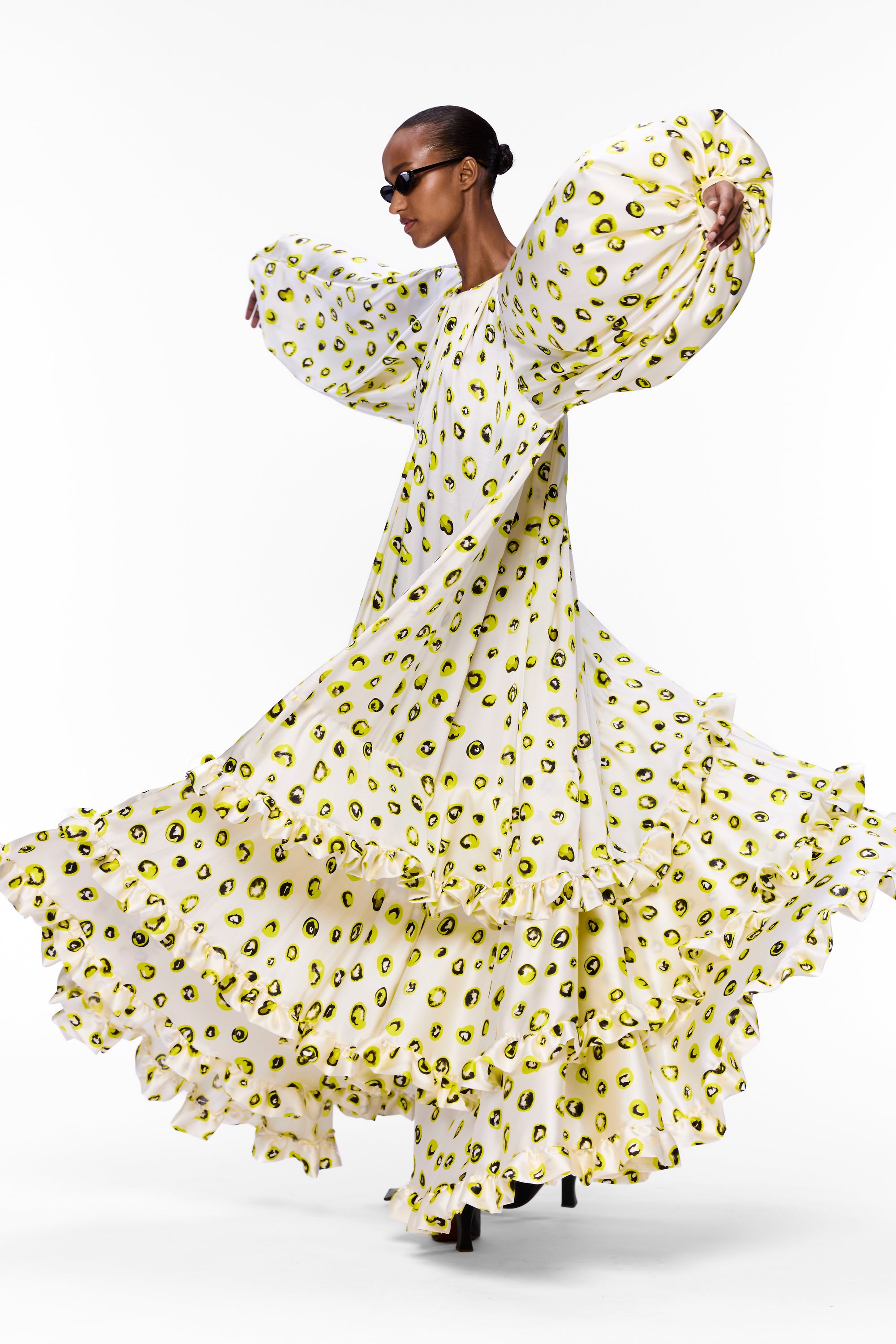 The Tiered Touareg Dress : Silk
