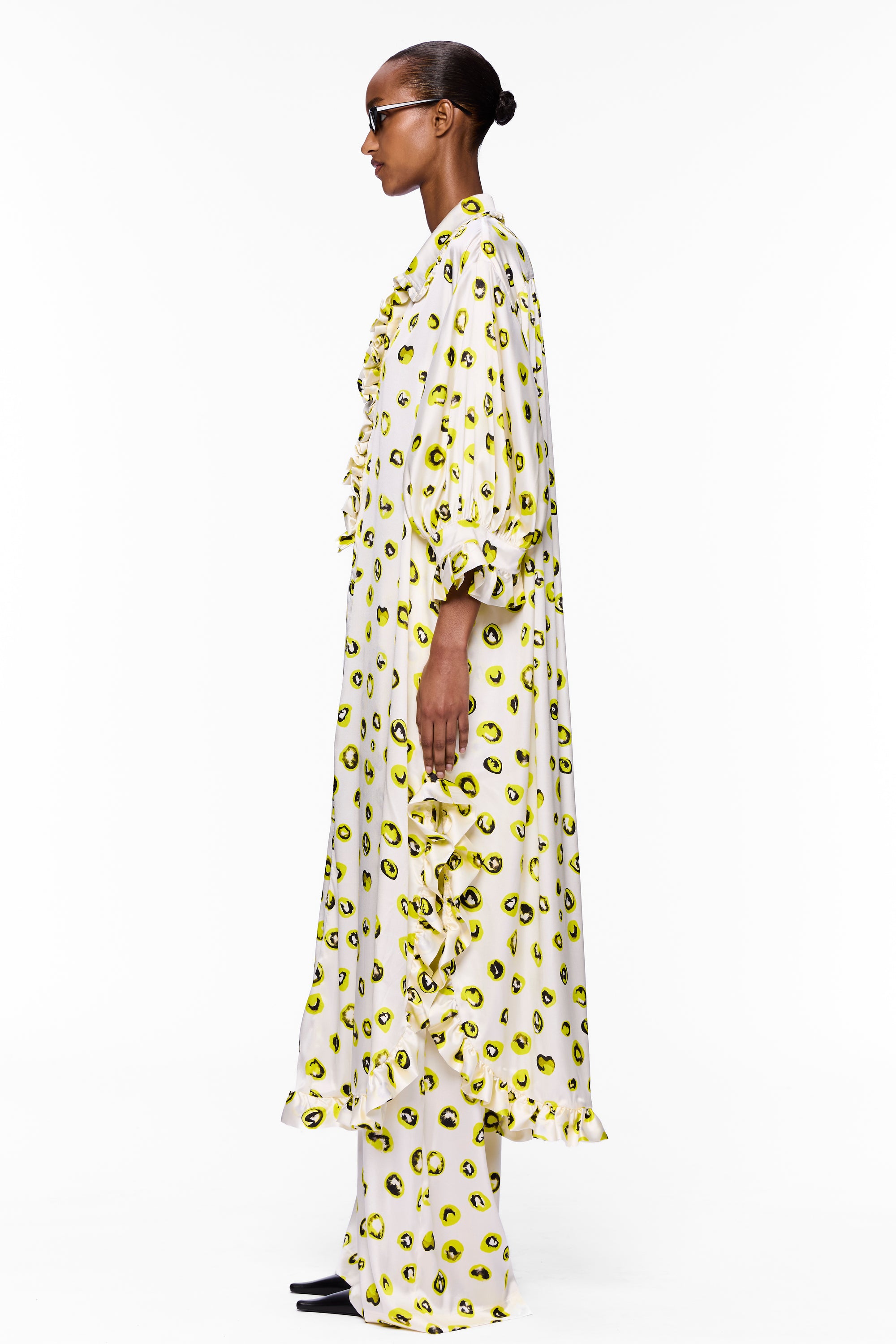 The Ruffled Tunic : Silk