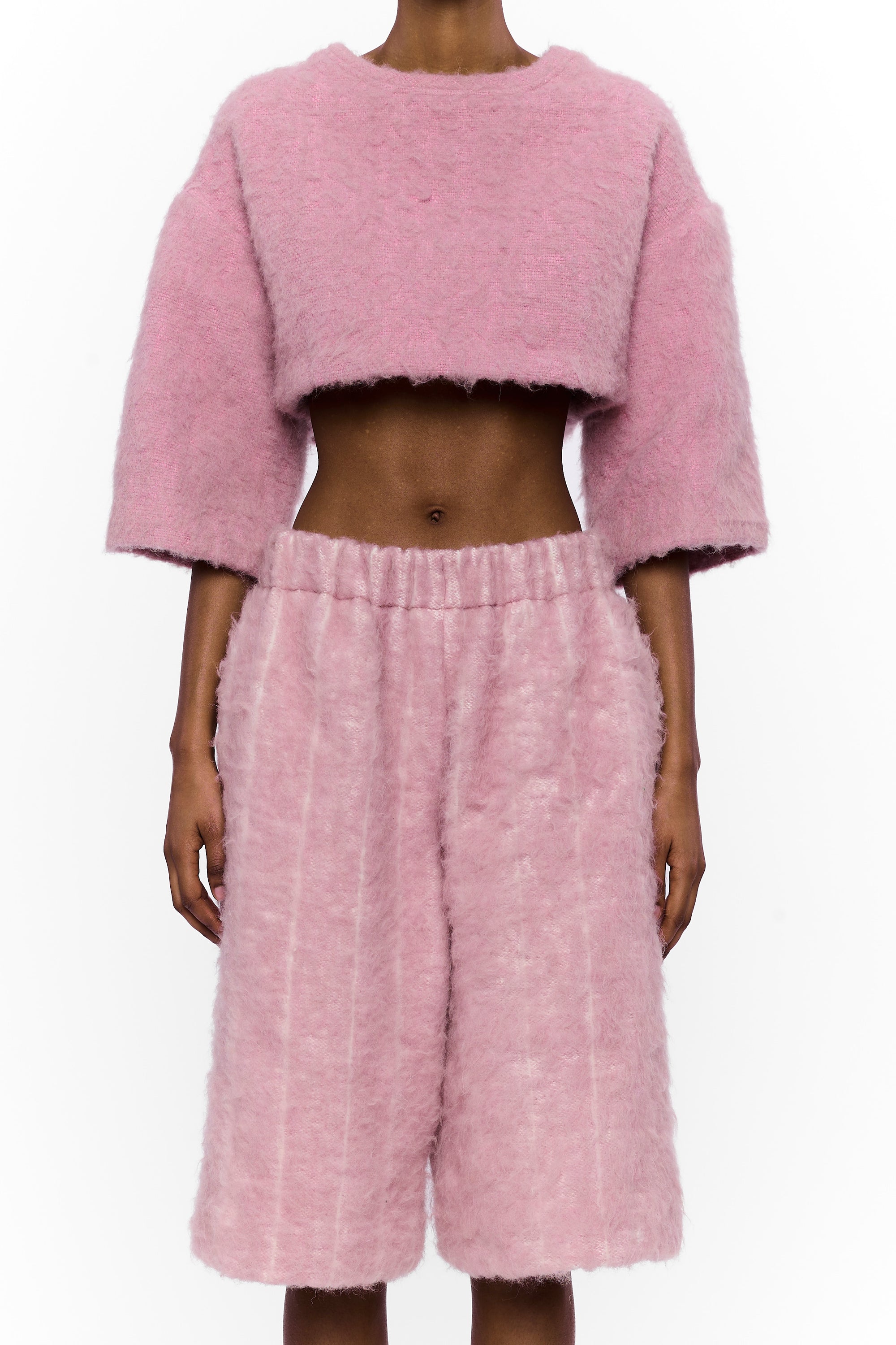 The Palazzo Short : Stripe 24 Wool