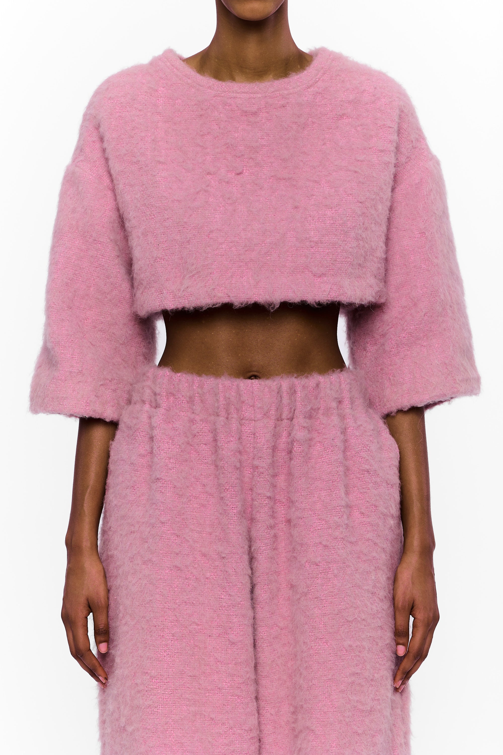 The Palazzo Pant : Vieux Rose Wool