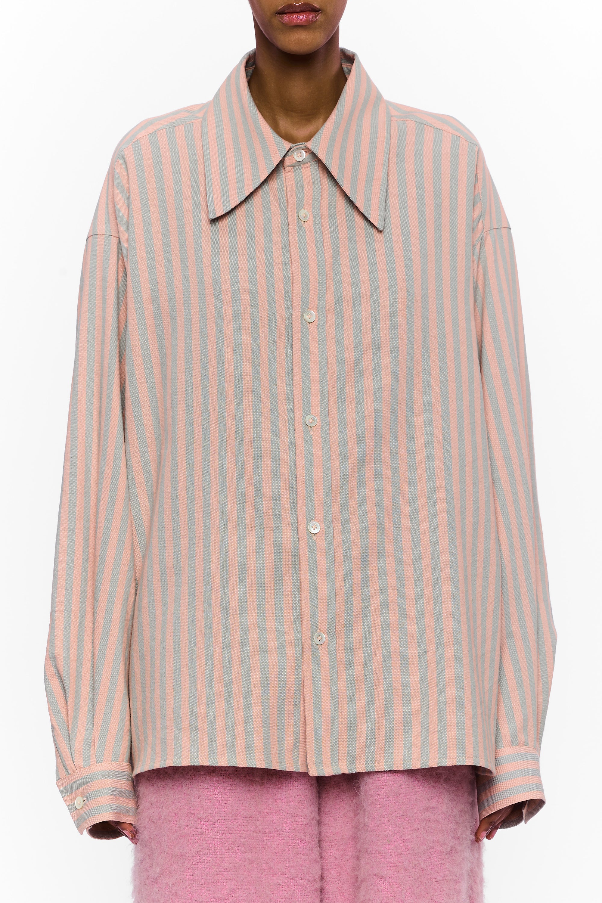 The Large Collar Shirt : Stripe 9