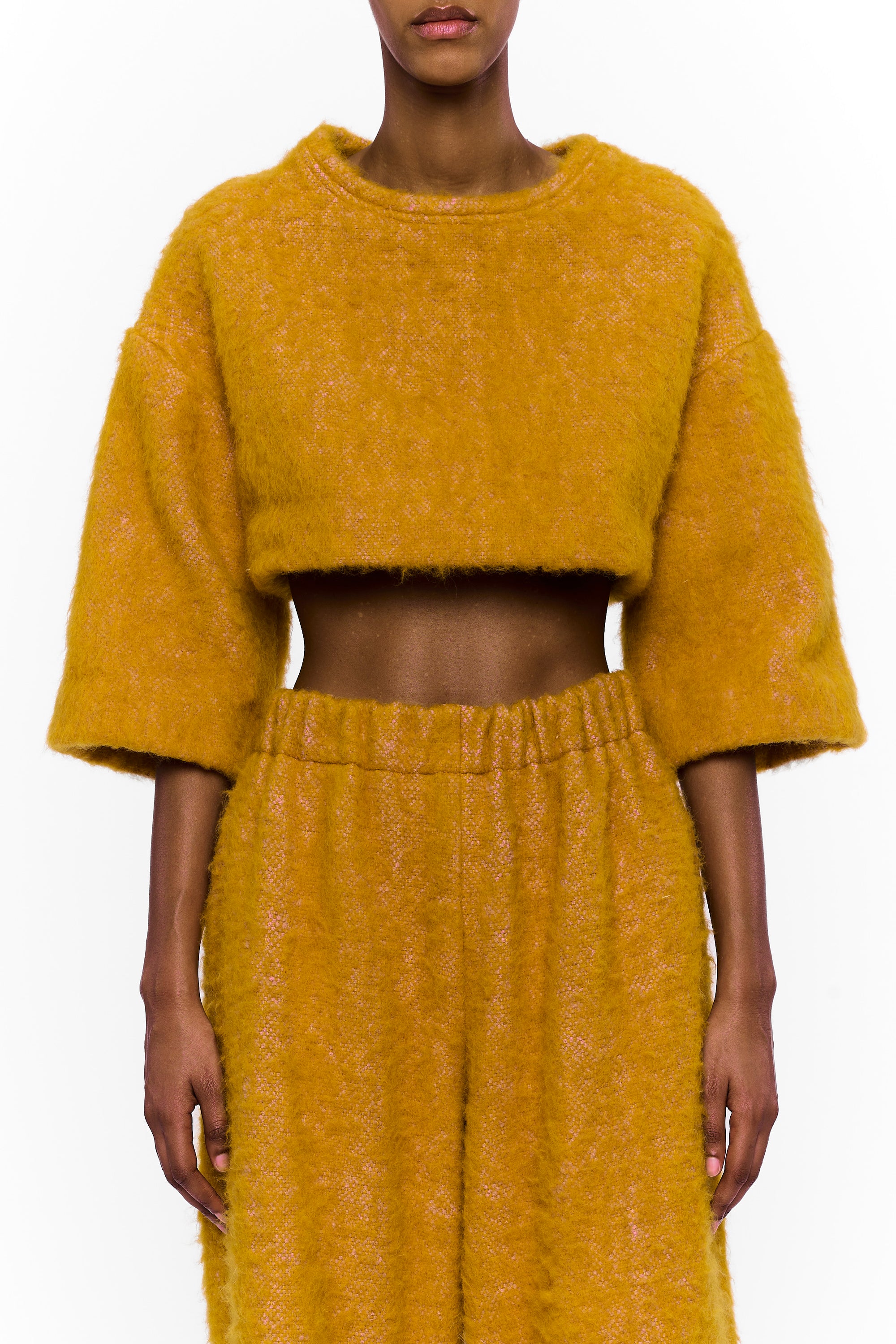 The Cropped T-Shirt : Turmeric Wool