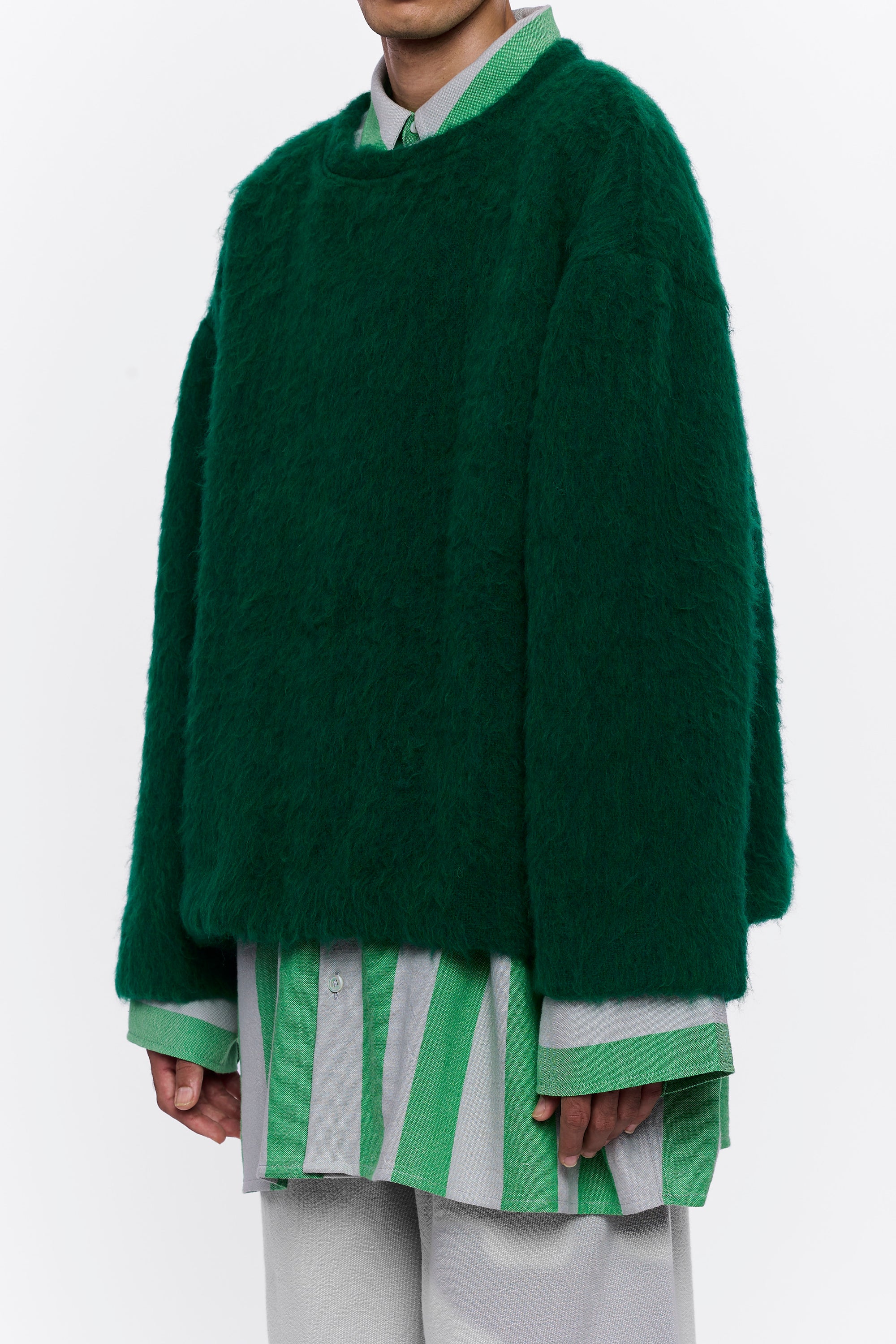 The Sweater : Eden Green Wool