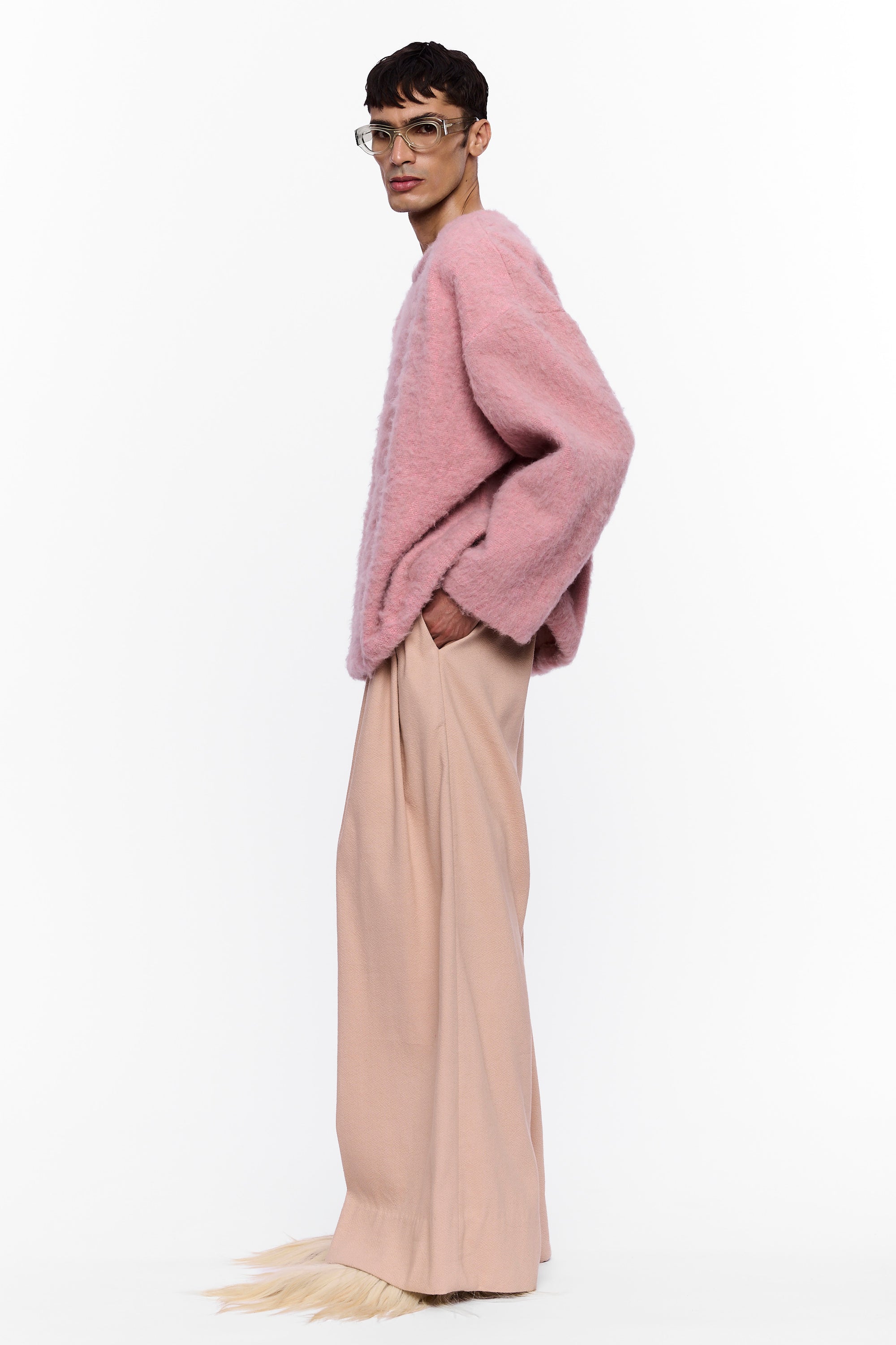 The Sweater : Vieux Rose Wool