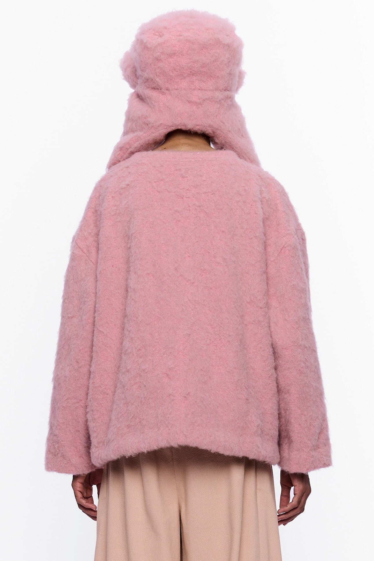 The Trapper Hat : Vieux Rose Wool