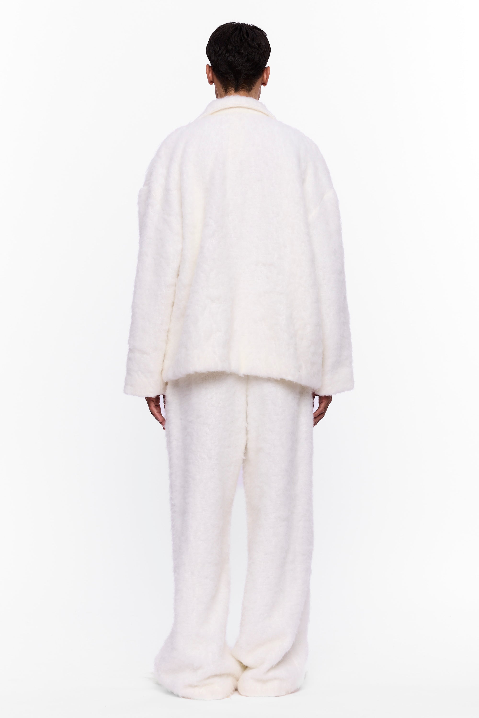 The Rugby Sweater : White Wool