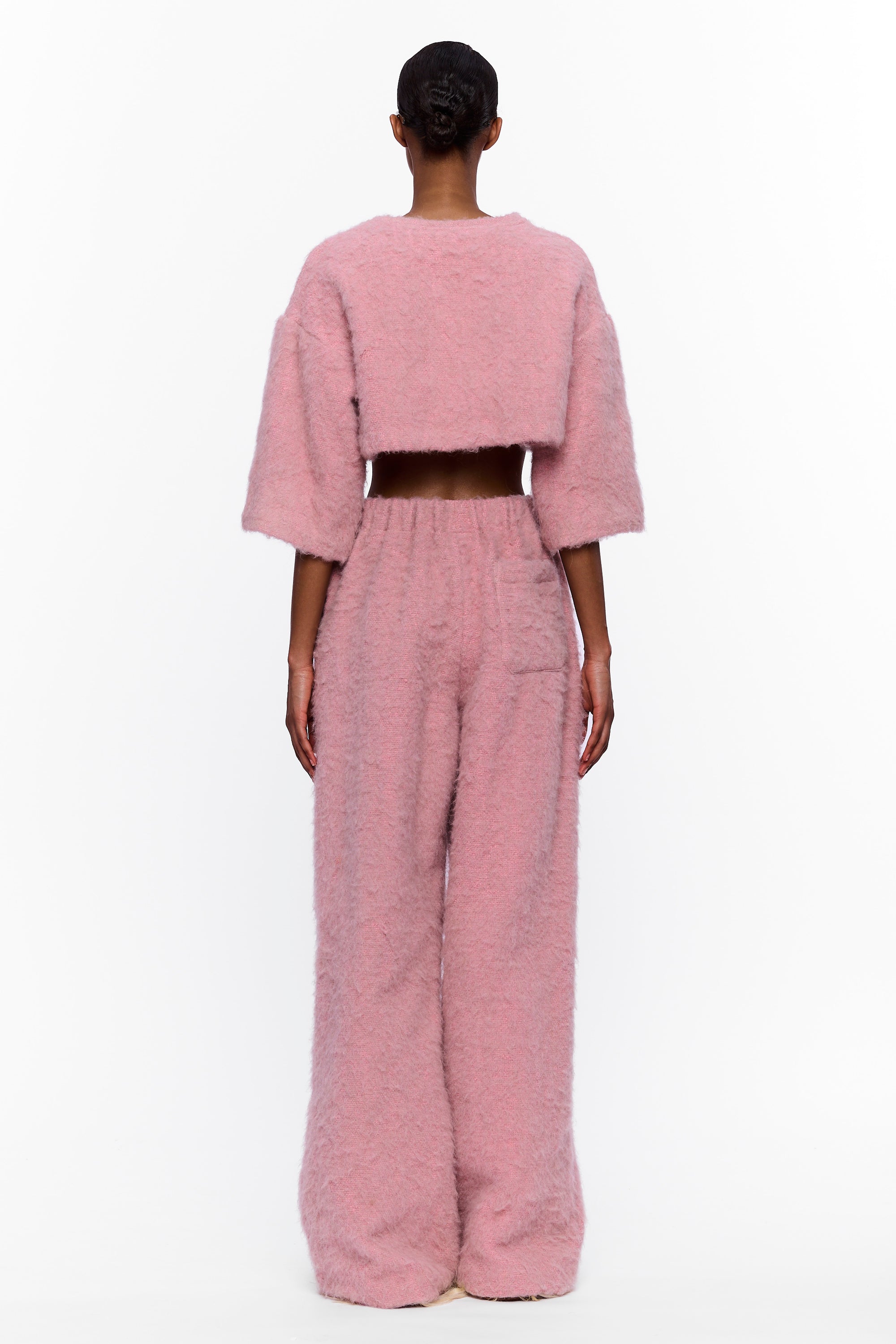 The Palazzo Pant : Vieux Rose Wool