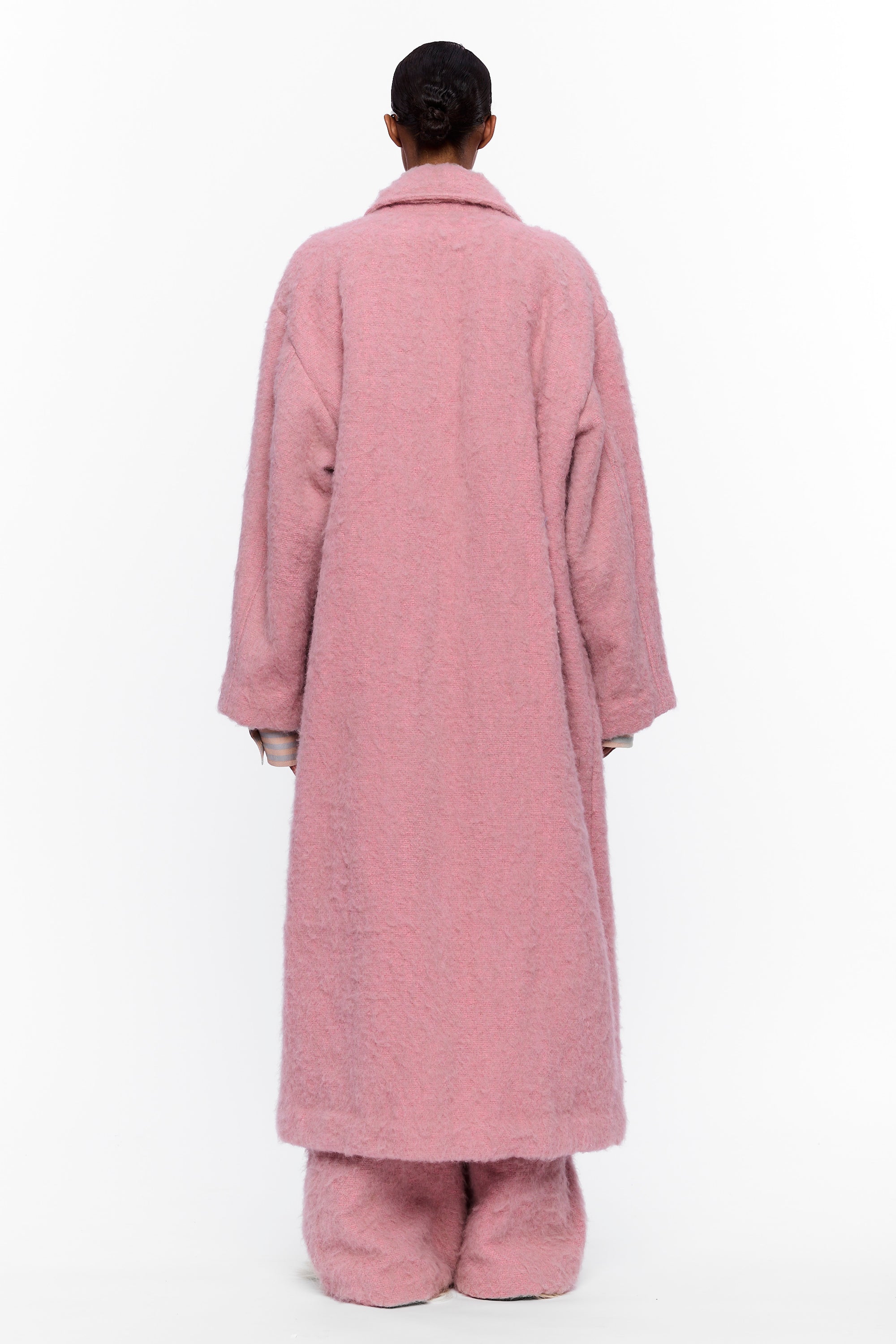 The Blanket Coat : Vieux Rose Wool