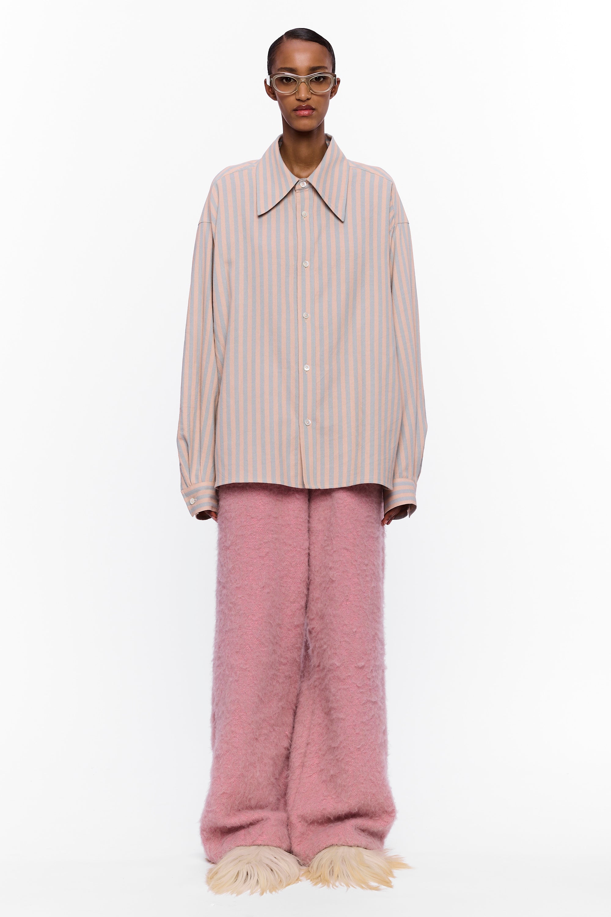 The Large Collar Shirt : Stripe 9