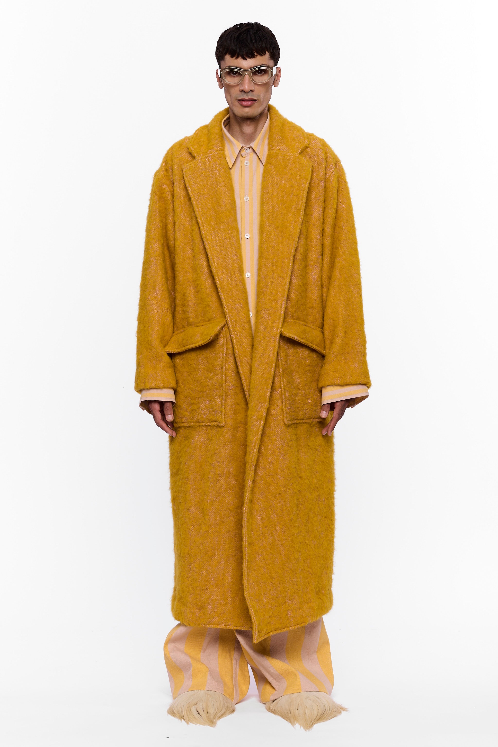 The Blanket Coat : Turmeric Wool