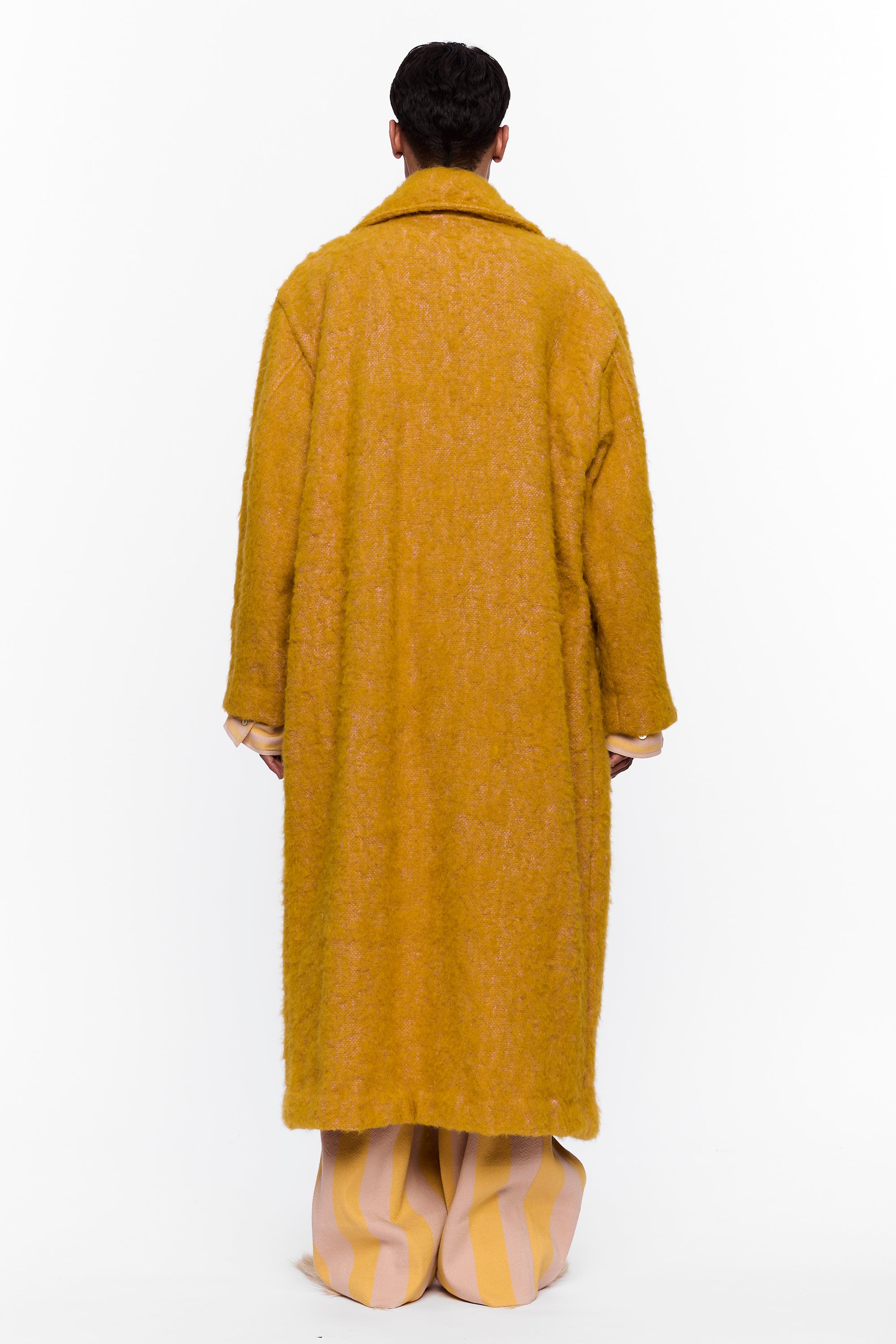 The Blanket Coat : Turmeric Wool