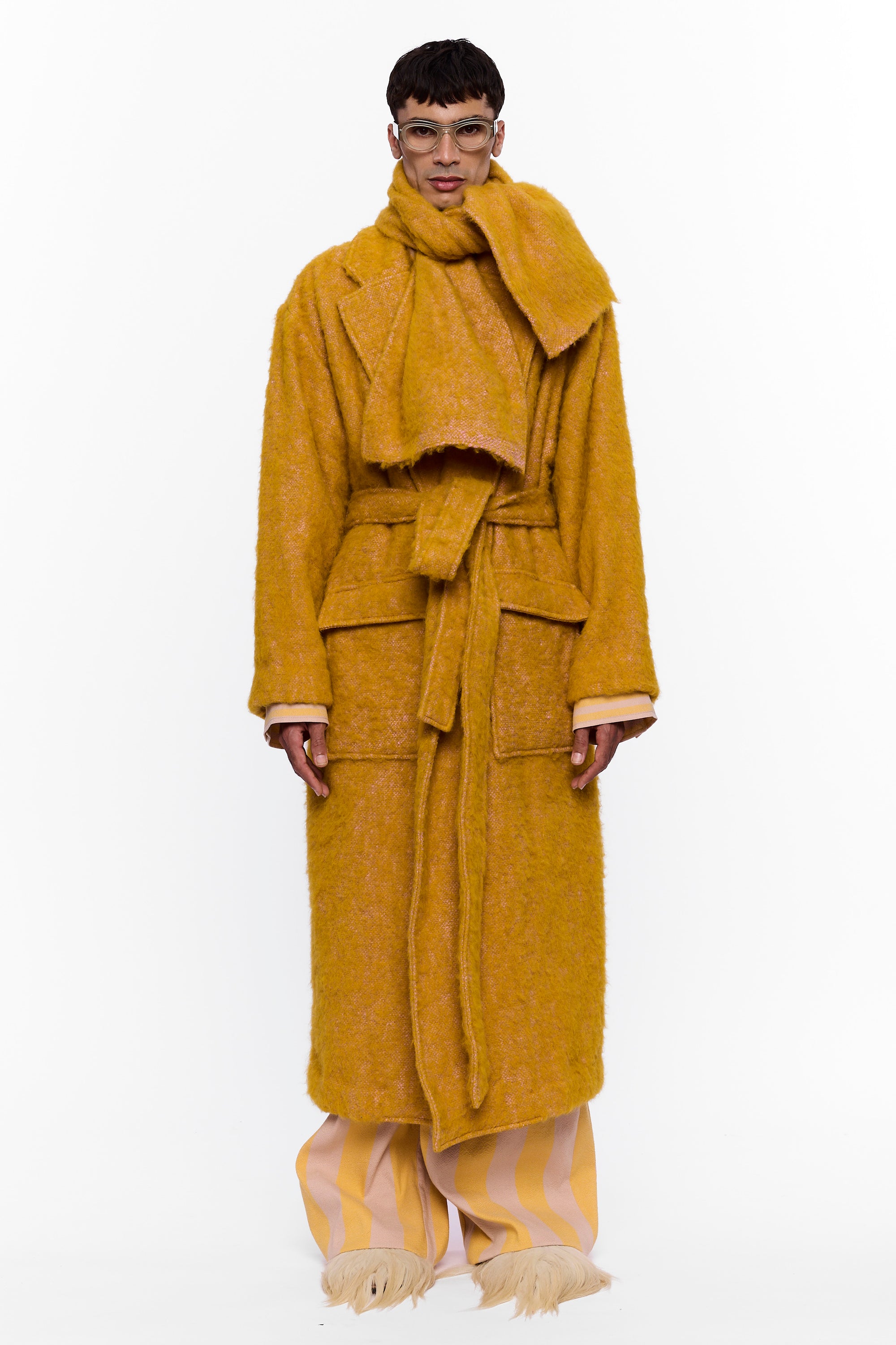 The Scarf : Turmeric Wool