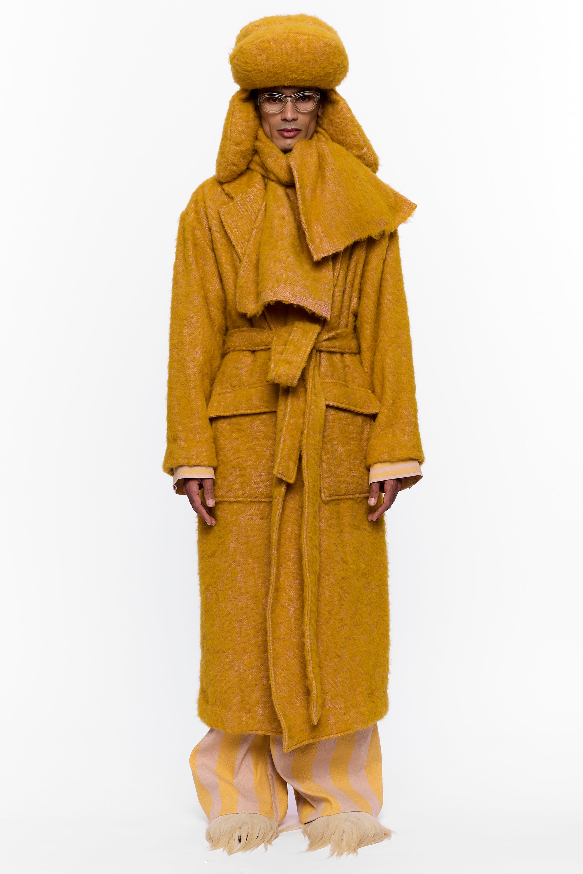 The Scarf : Turmeric Wool