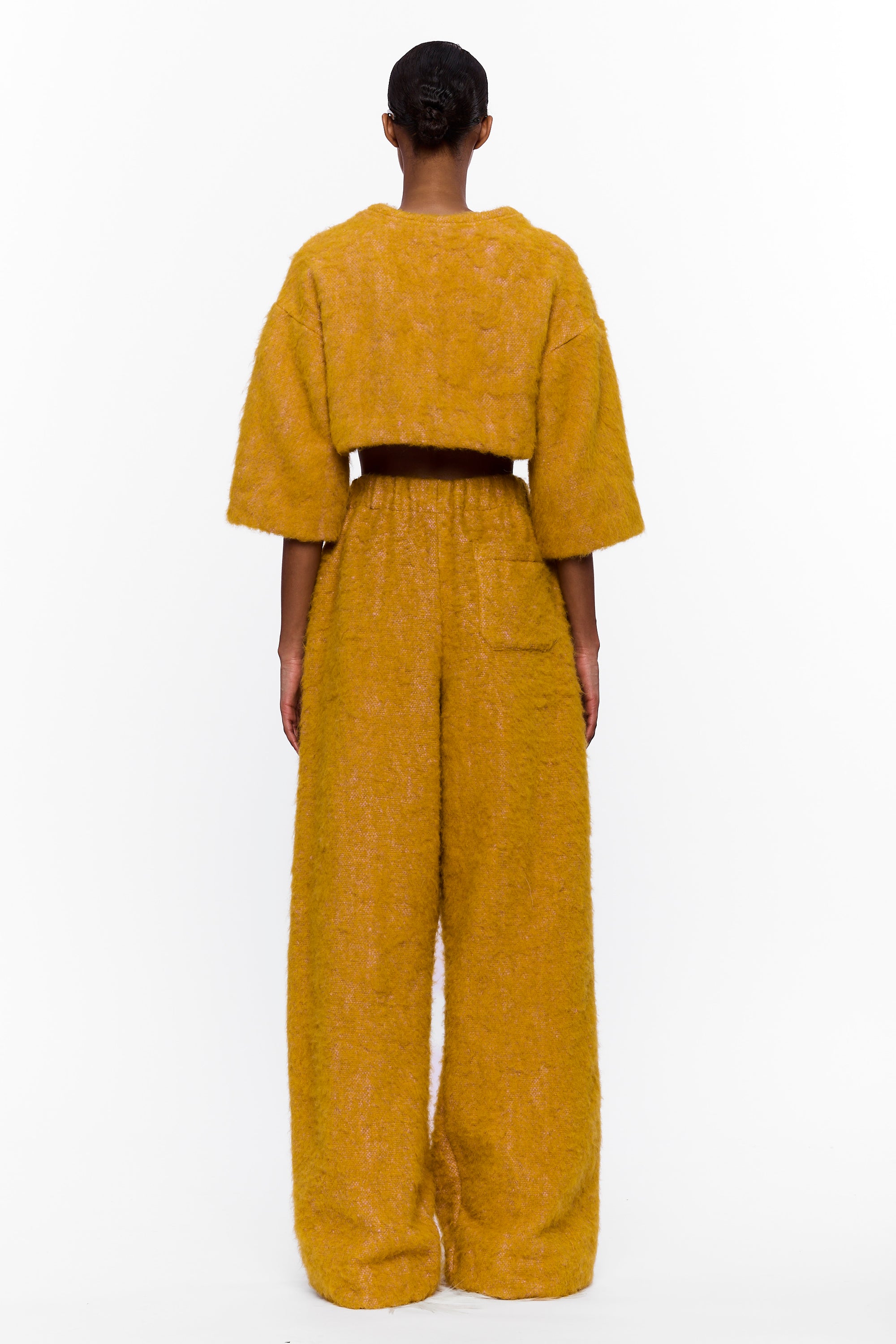 The Palazzo Pant : Turmeric Wool